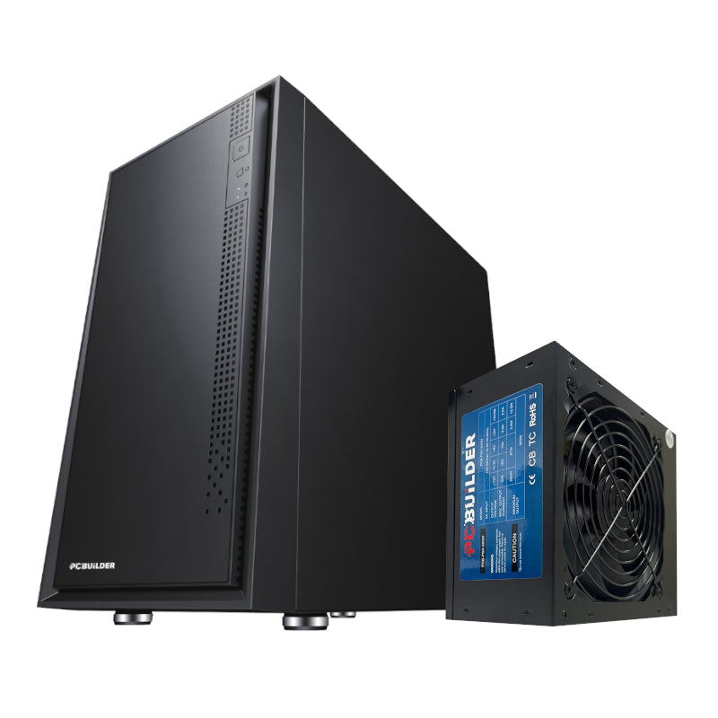 PCBuilder Bunker Micro-ATX Chassis + 300W PSU-0
