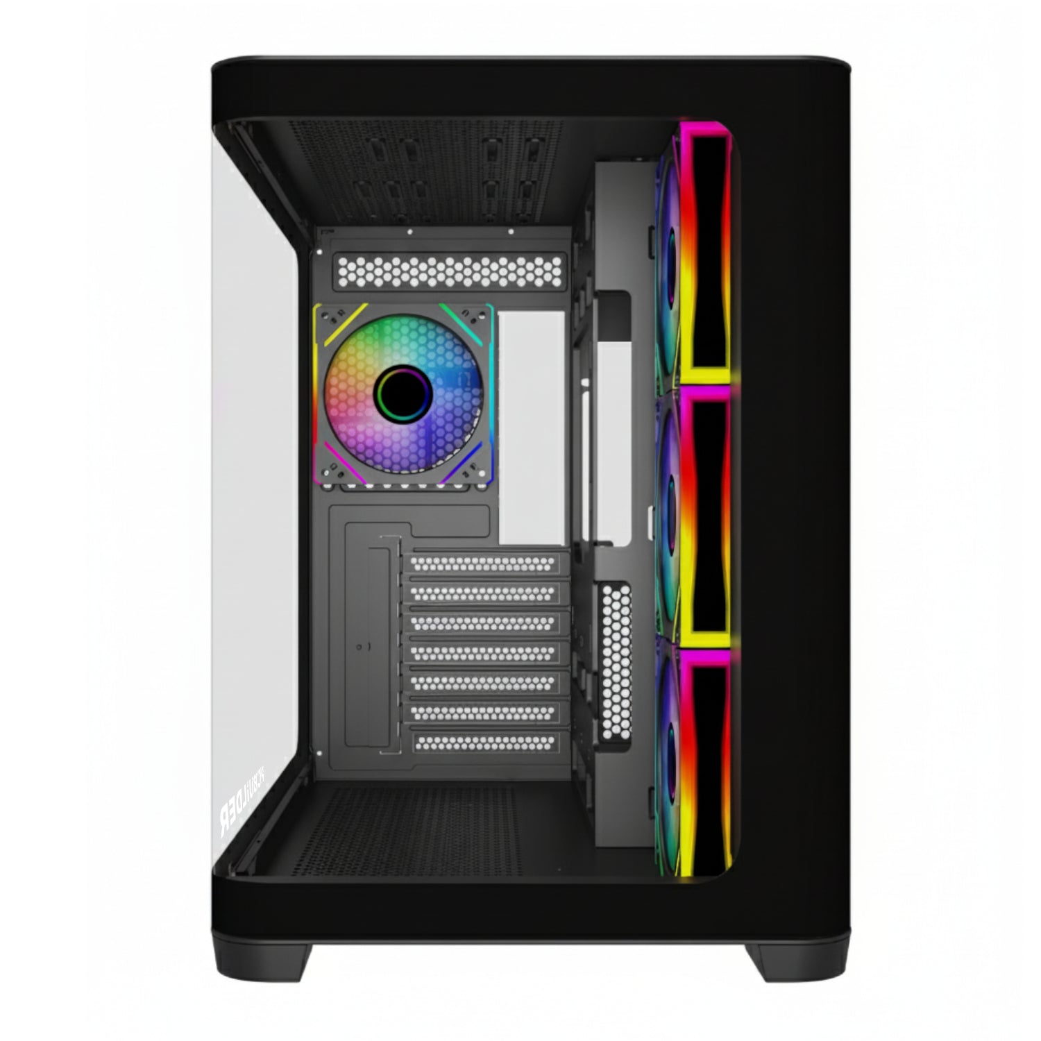 PCBuilder HOLDFAST ATX Back-Connect Gaming Chassis-2