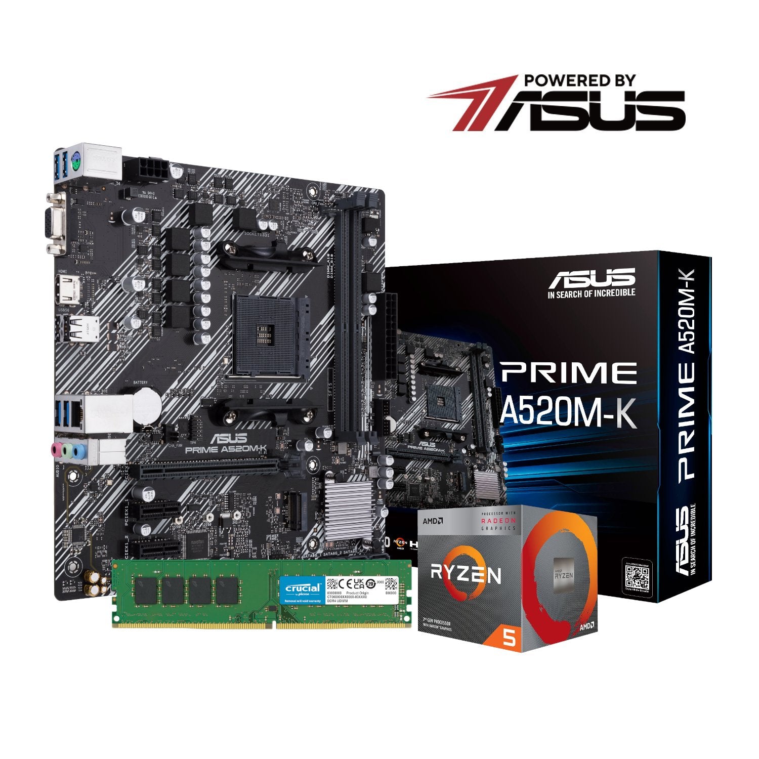 PCBuilder AMD Ryzen 5 3400G LEVEL UP Core Upgrade Kit-0