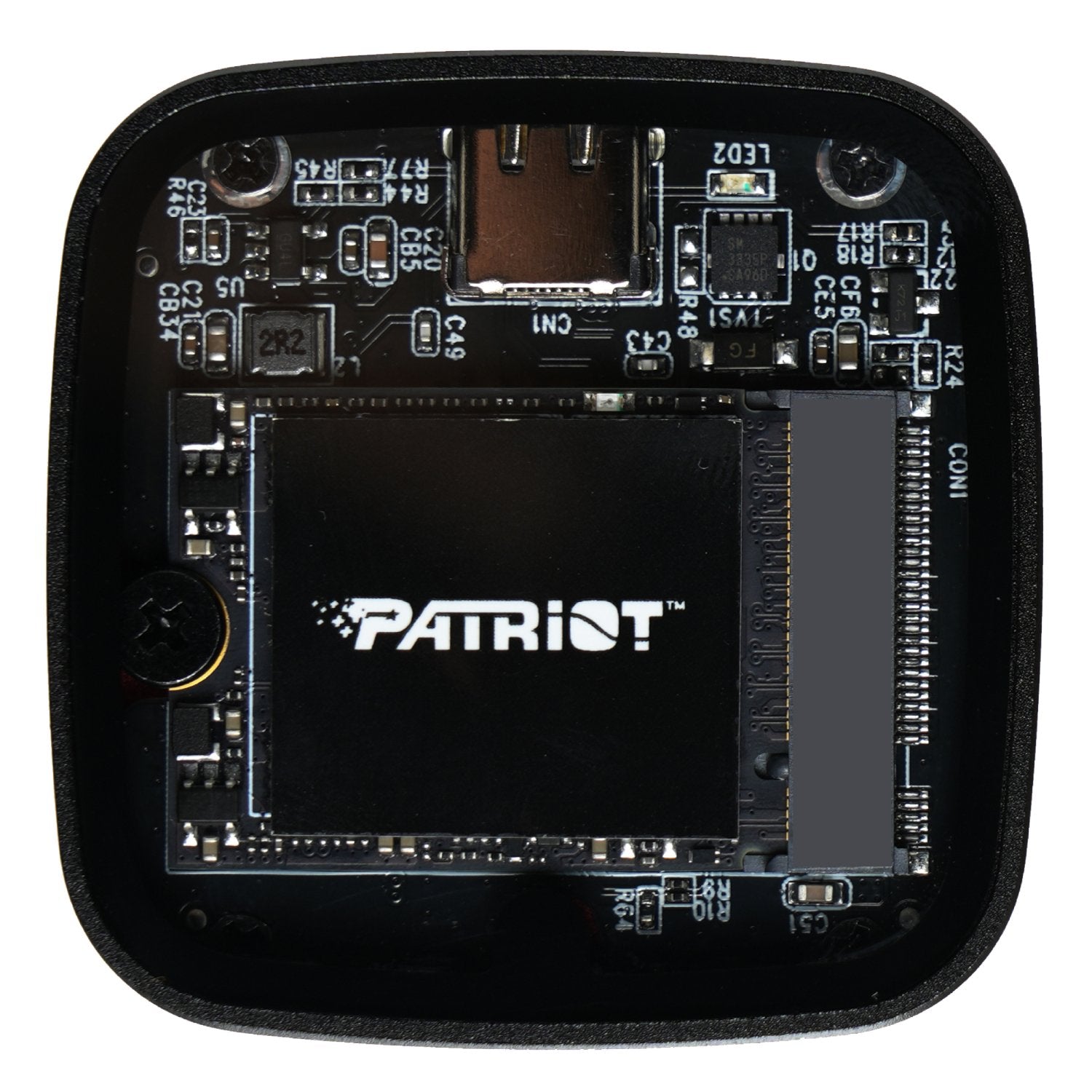 Patriot PDP31 1TB Type-C Portable SSD - Red / Black-2
