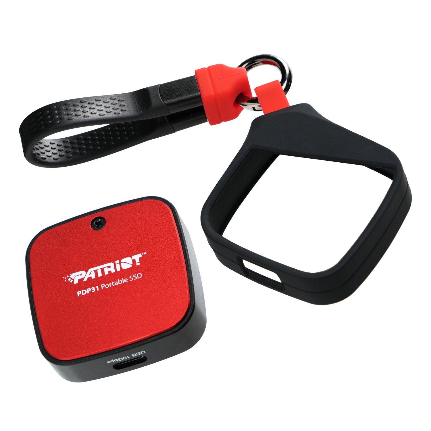 Patriot PDP31 1TB Type-C Portable SSD - Red / Black-3