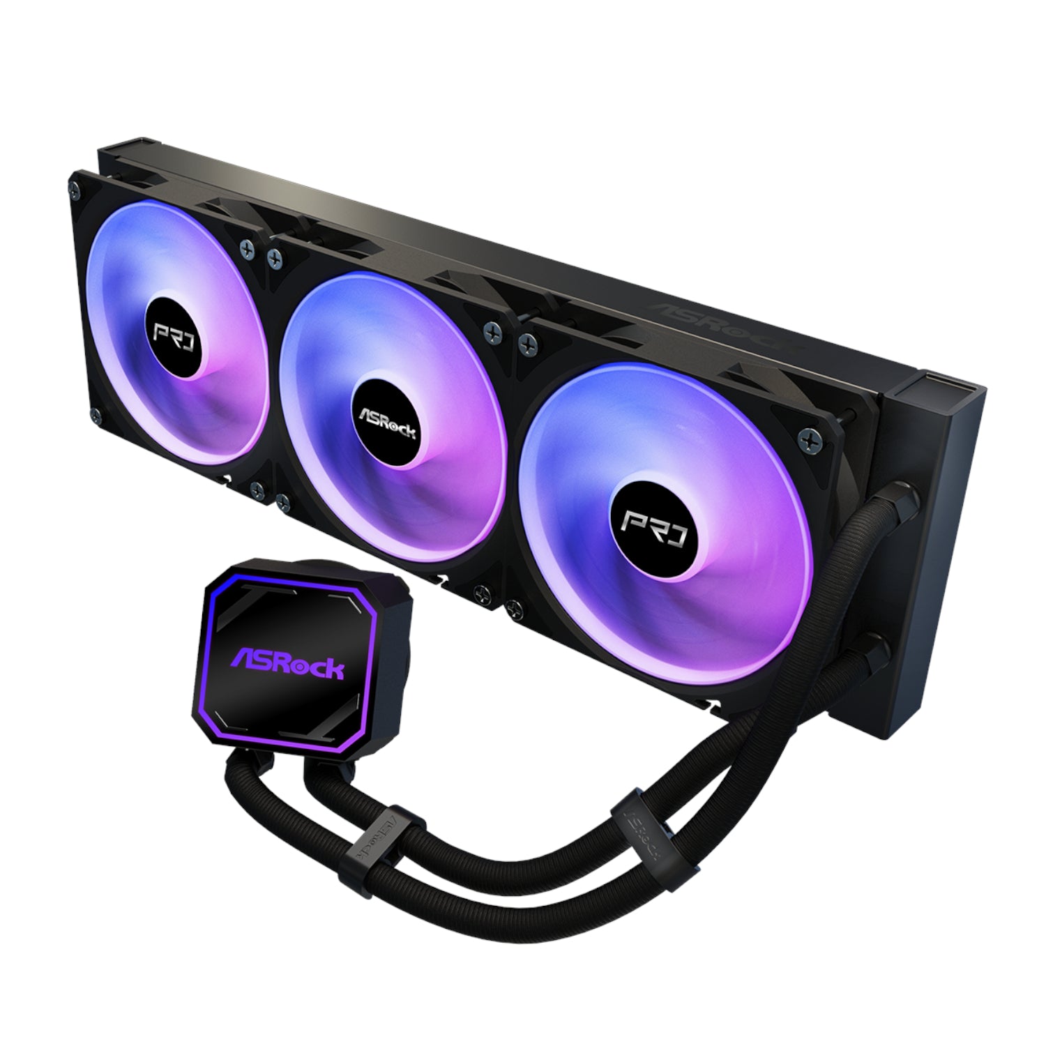 ASRock PRO 360 ARGB All-in-one Liquid CPU Cooler - Black-1