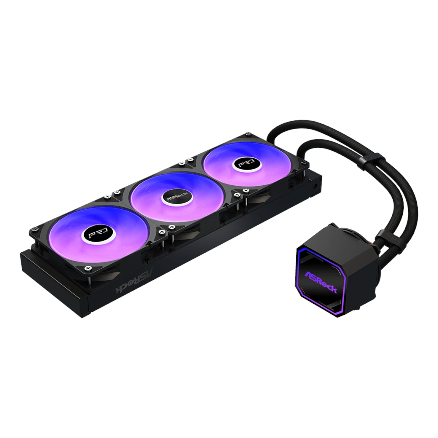 ASRock PRO 360 ARGB All-in-one Liquid CPU Cooler - Black-3