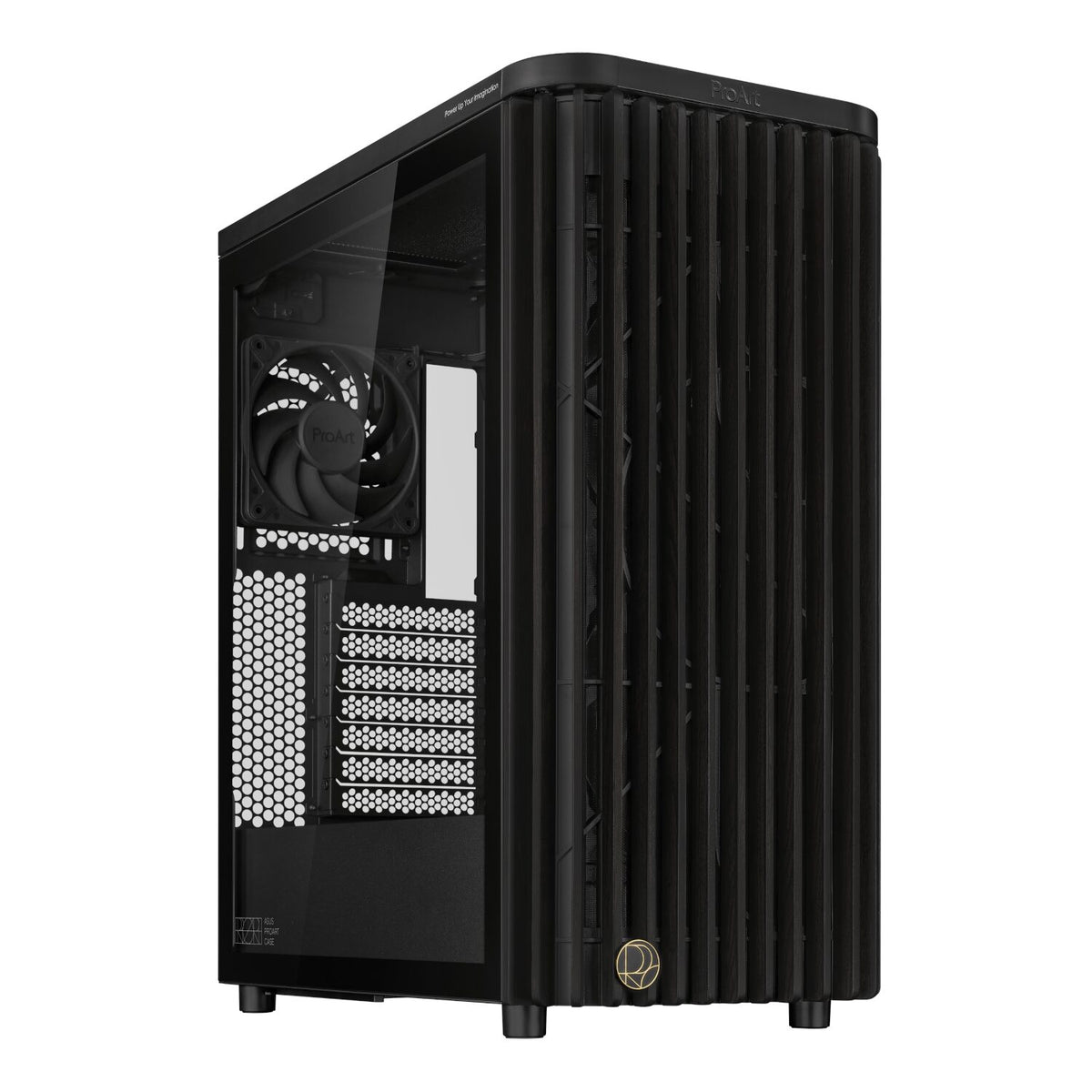 ASUS ProArt PA401 Wood Edition ATX Chassis - Black-0