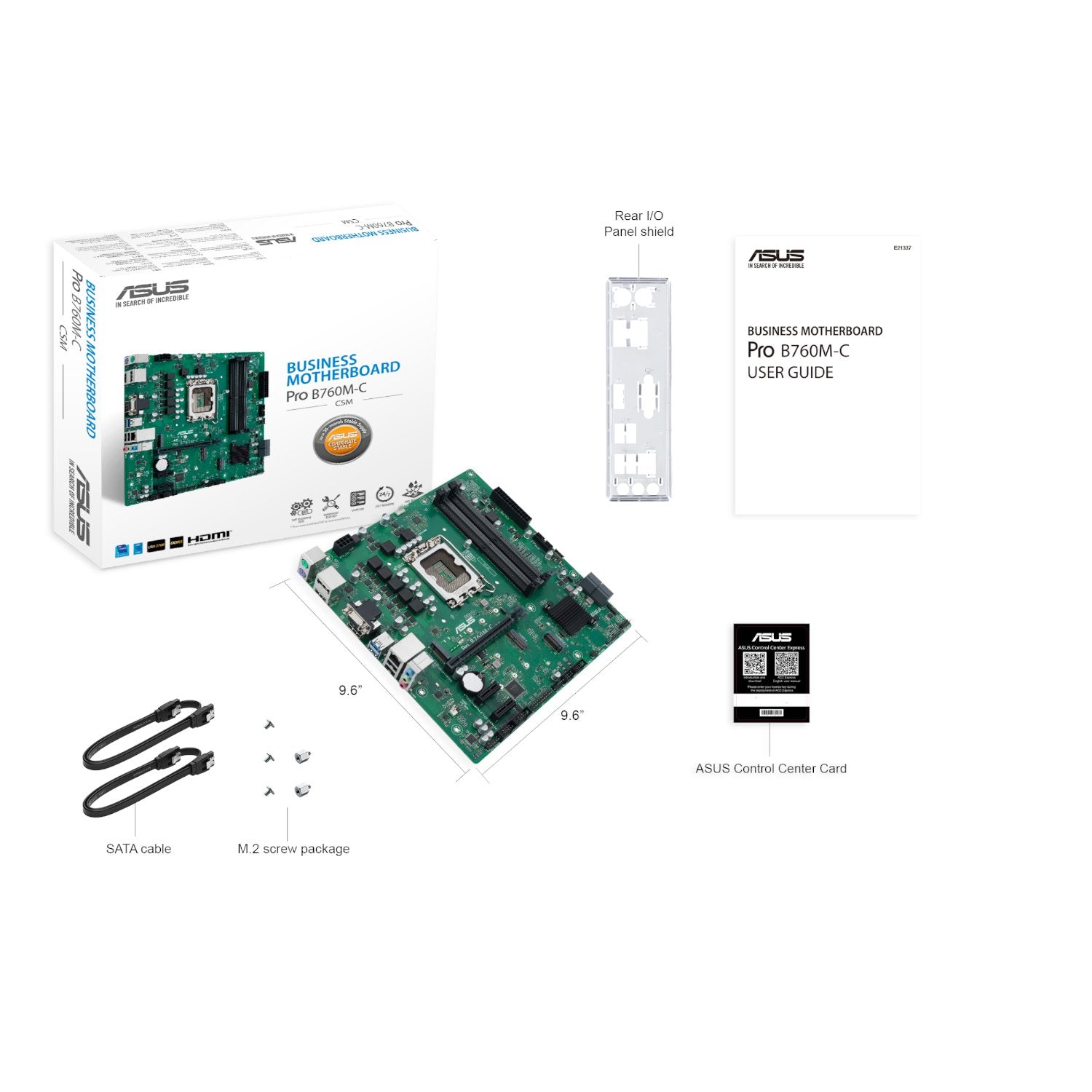 ASUS PRO B760M C CSM LGA 1700 M-ATX Motherboard-4