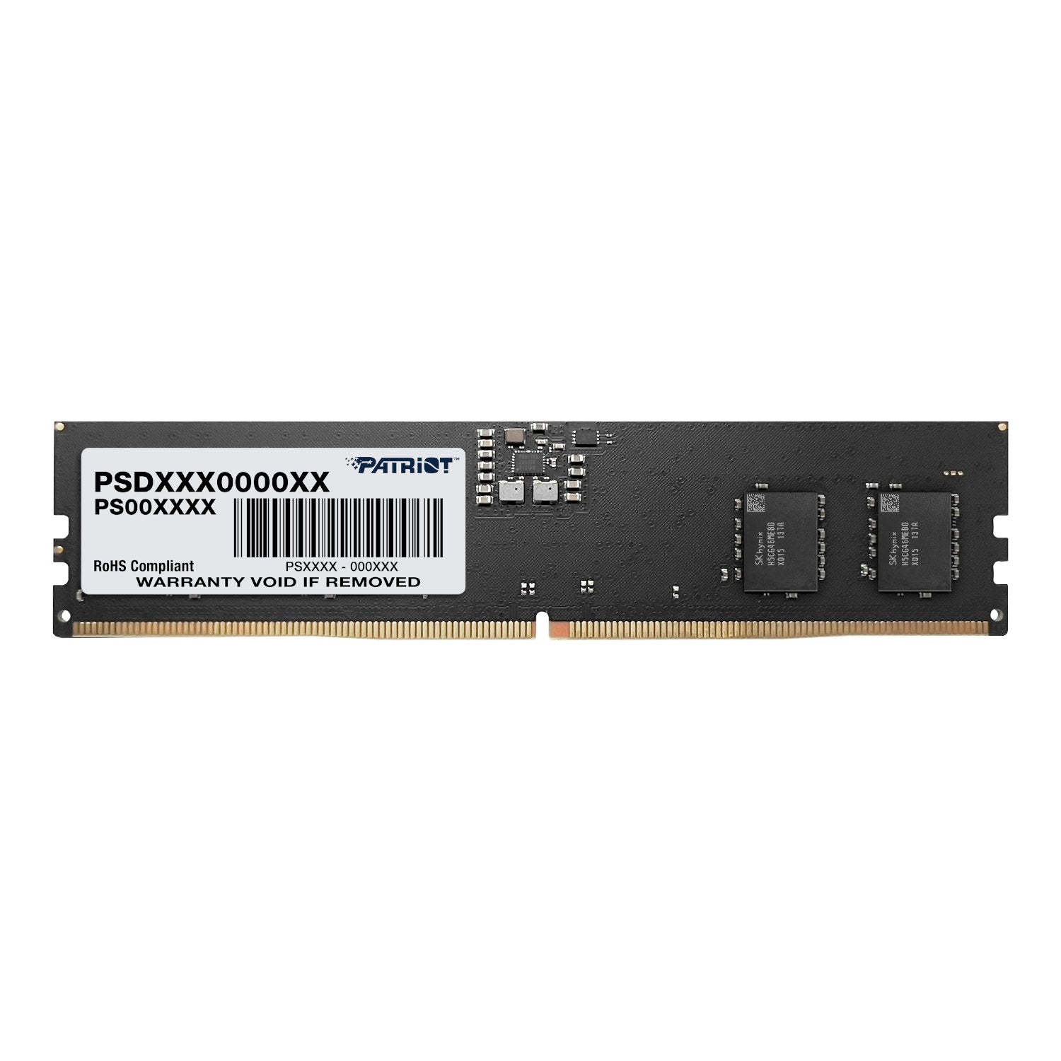 Patriot Signature Line DDR5 8GB 4800MHz Single Rank SODIMM Notebook Memory-0