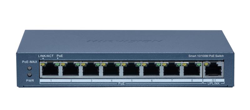 Hikvision 8 Port PoE Smart Managed Switch-0