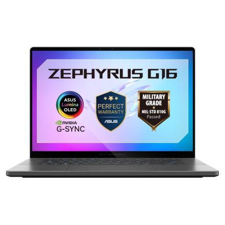ASUS ROG Zephyrus / Intel Core Ultra 9 285H / LPDDR5X 16GB (On board) / 1TB PCIE G4 SSD / WIN11 PRO / RTX 5070 / Grey / 1YR Carry-in-0