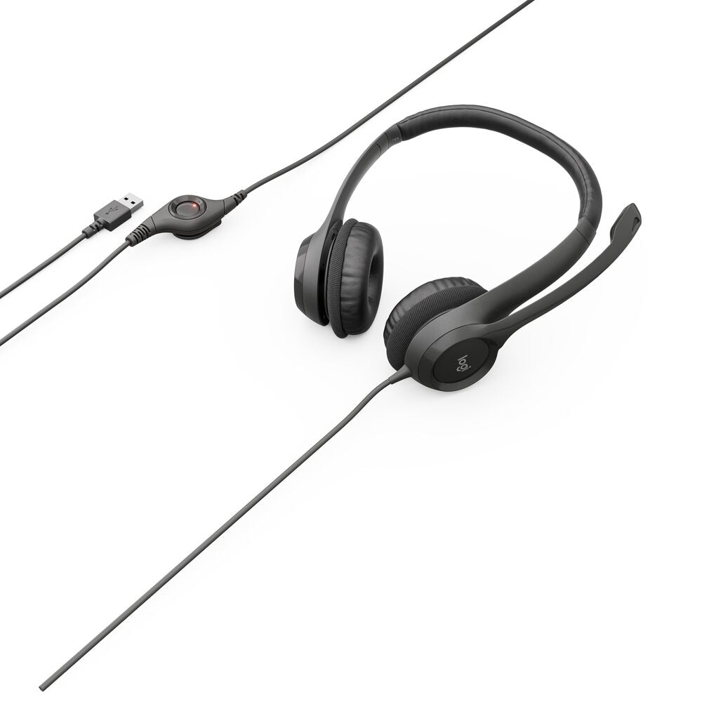 Logitech H390C - Stereo Headset - Black - USB-C-0