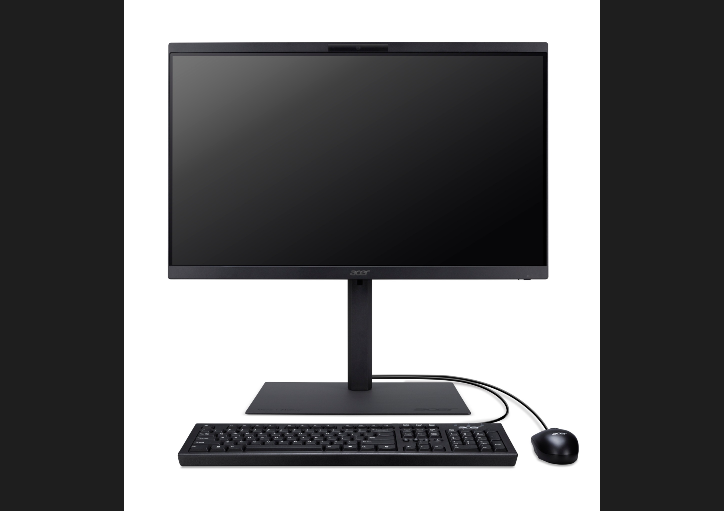 Acer AIO VZ4734GT 23.8" FHD Non-Touch Intel Core U7 265 Processor 16GB DDR5 Memory 512GB SSD M.2 PCIe Wi-Fi 6E and Bluetooth 5.3 TPM 2.0 SD Card Reader Integrated 5.0 MP+IR webcam with 2 stereo microphones USB Keyboard & Mouse Incl. Windows 11 P-0