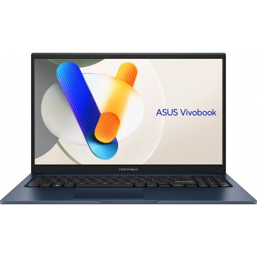ASUS Vivobook / 15.6 FHD 1920X1080 16:9 / CORE 5 120U / DDR4 16GB ( 8GB DDR4 on board + 8GB DDR4 SO-DIMM ) / 512GB PCIE G4 SSD / Intel® Graphics / WIN11 HOME / Blue / 1YR PUR-0