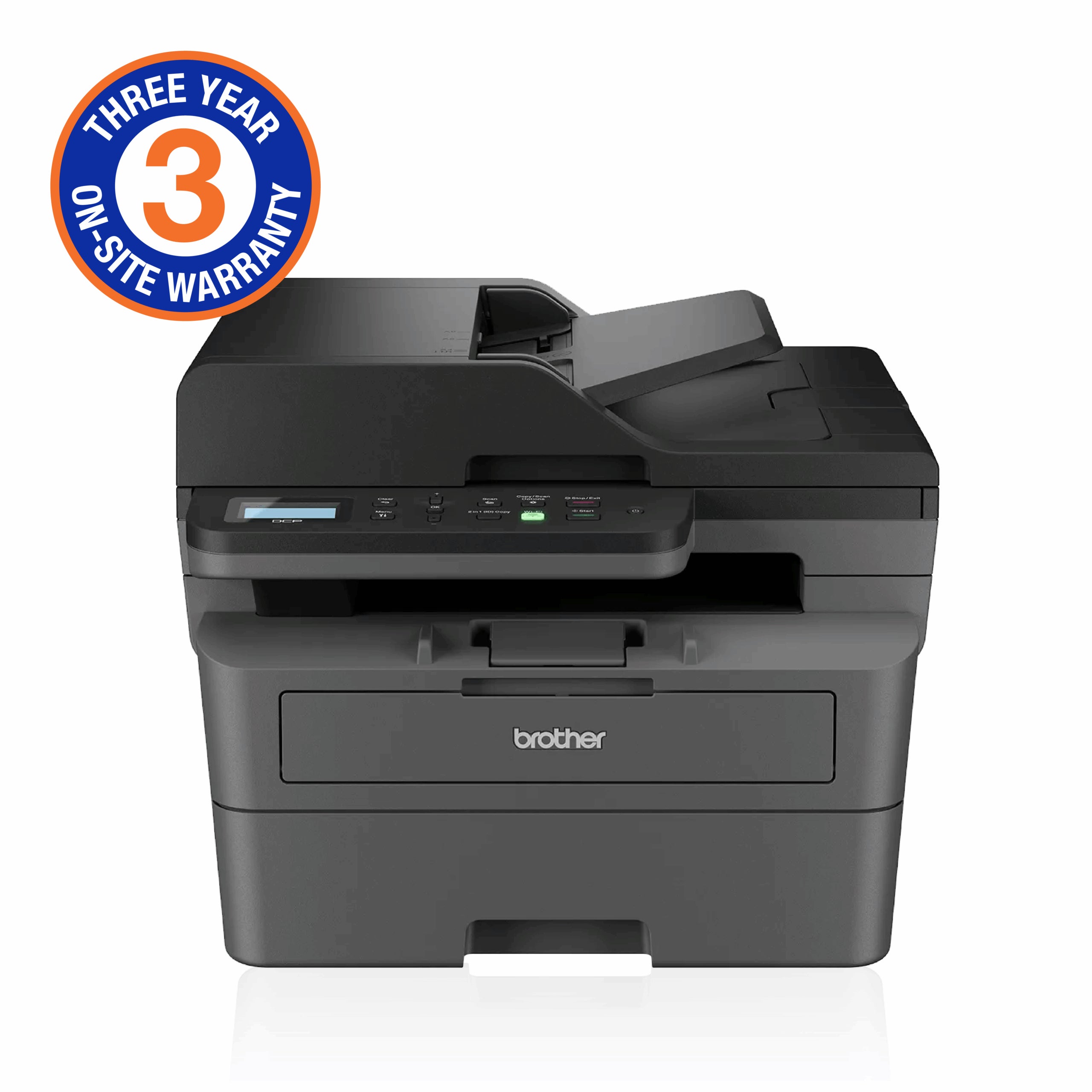 Brother Mid-Range Mono Laser with Duplex printing and wired and wireless printing capabilities (3YR onsite)-0