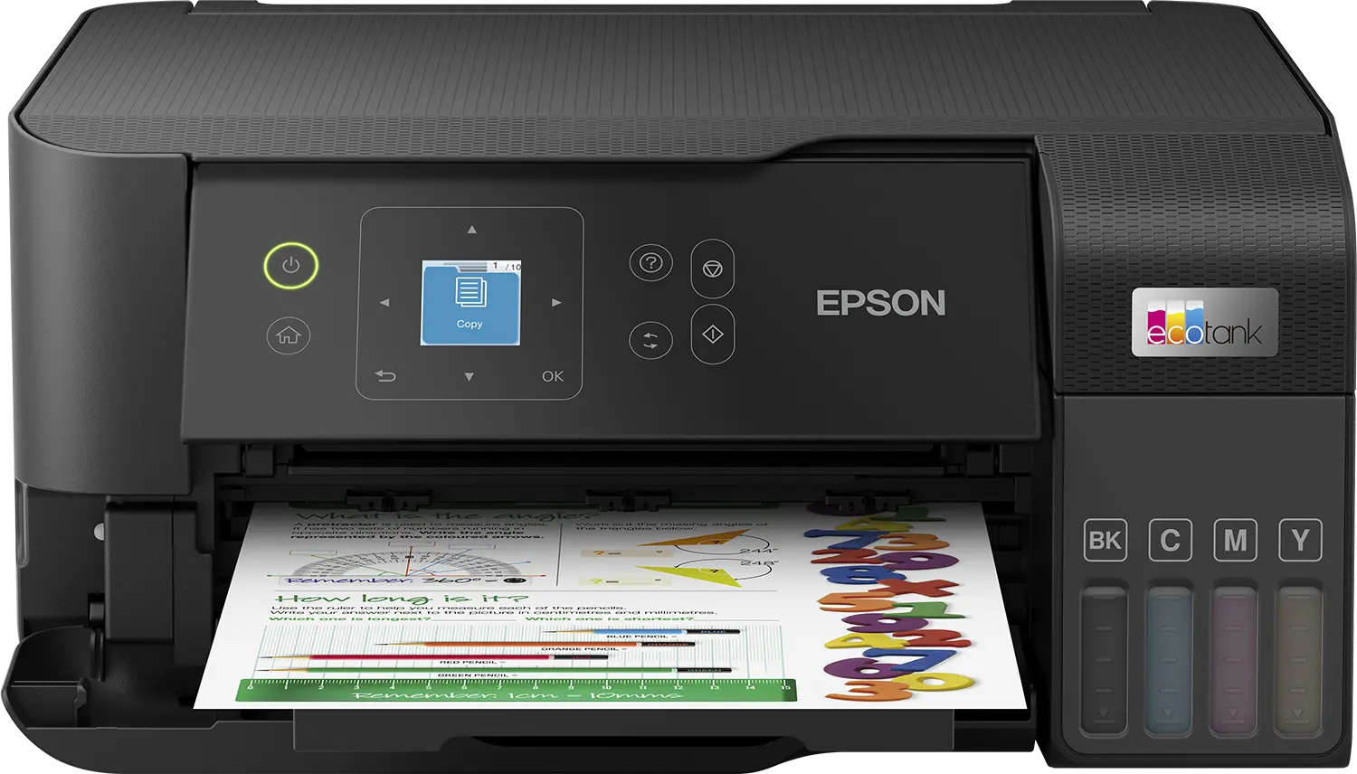 Epson 33ppm Mono 15ppm Colour A4 Print Scan Copy USB Wi-Fi/Wi-Fi Direct Ethernet AutoDuplexPrint ADF w/3.7cm LCD Screen incl 1 set of ink (2 x Black)-0
