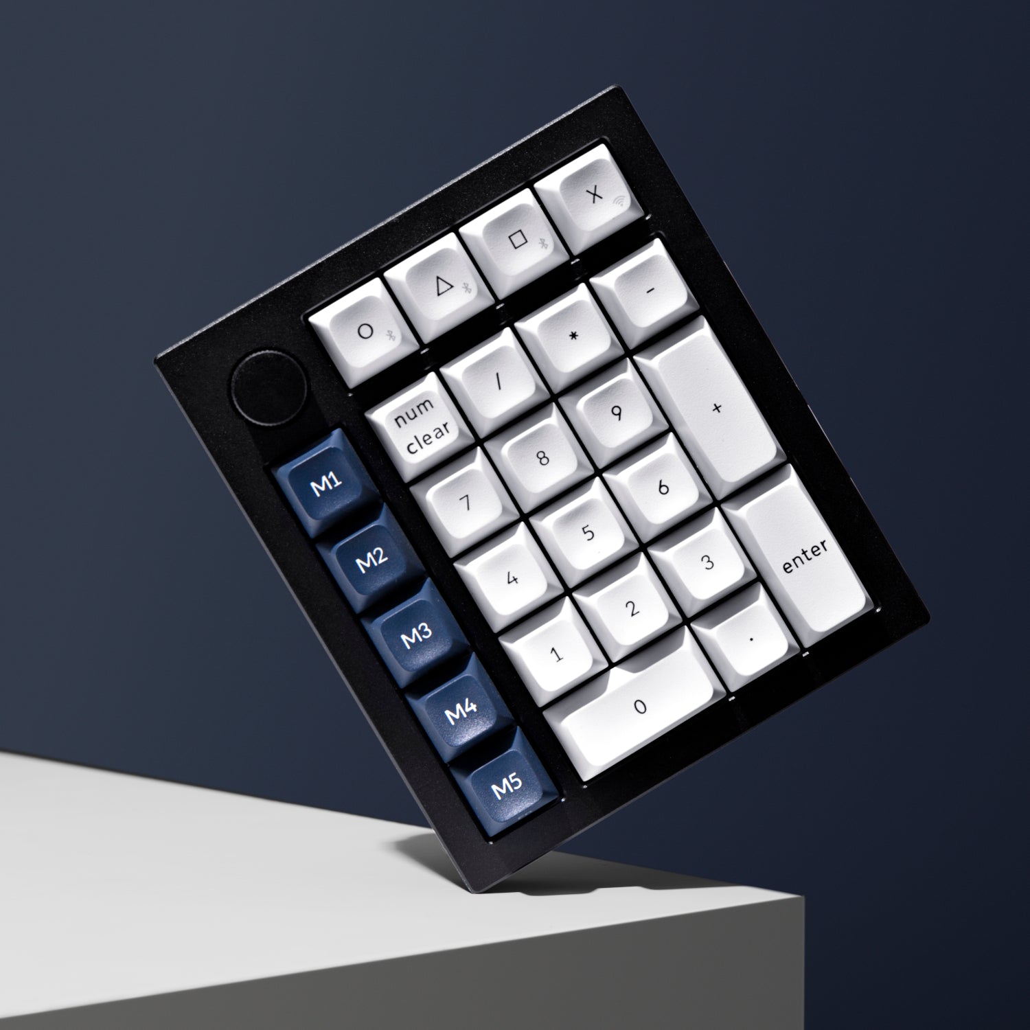 Keychron Q0 Max QMK Gateron Jupiter Banana RGB Wireless Custom Number Pad Shell White-2