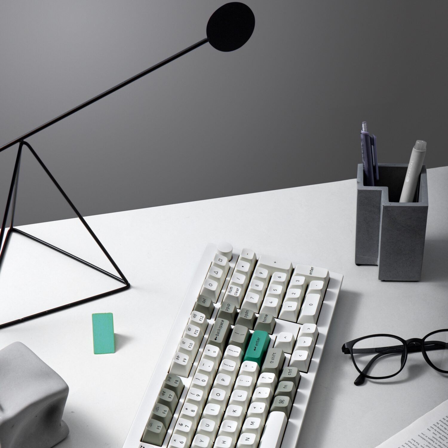 Keychron Q5M-M1 QMK/VIA Wireless Custom Keyboard - Shell White-5