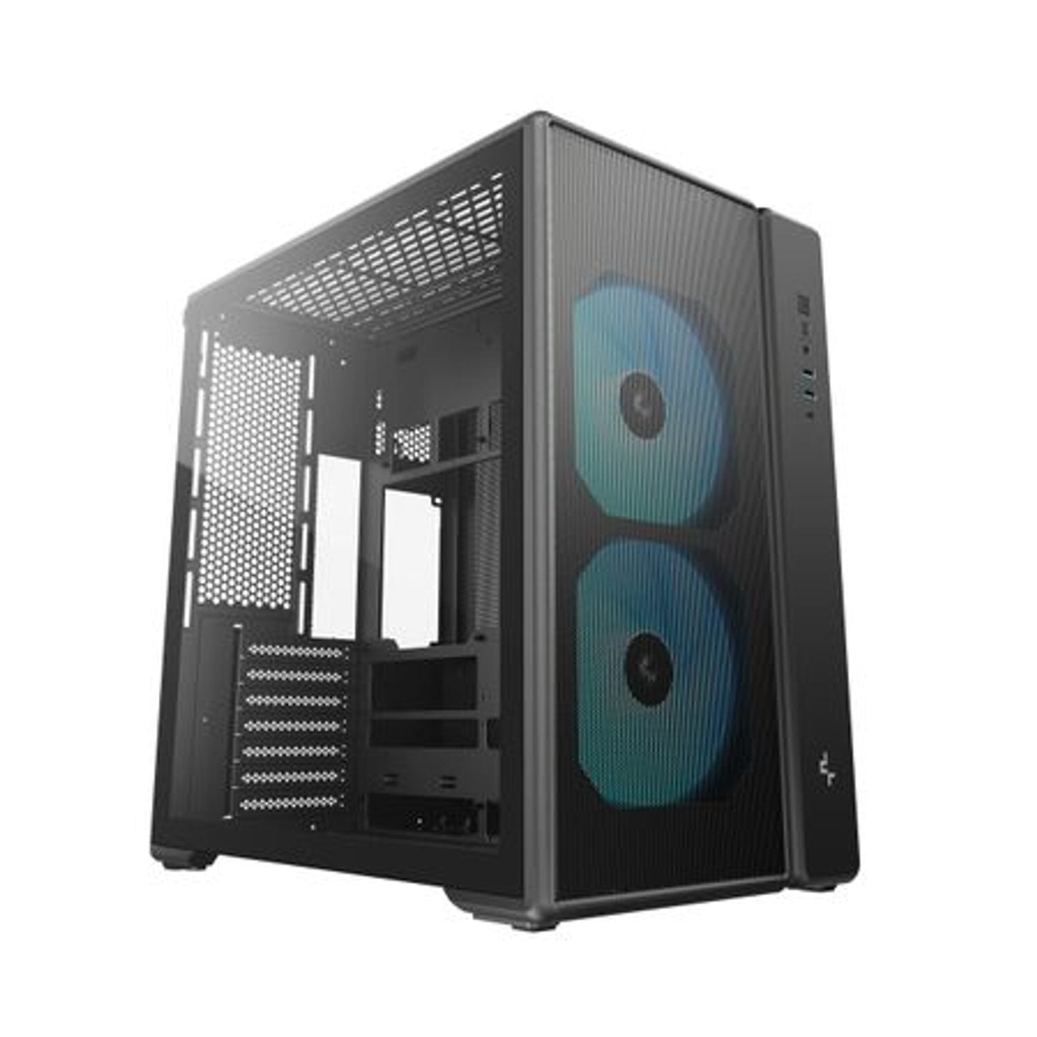 DeepCool CG590 Mesh 2F ATX ARGB Gaming Chassis - Black-0