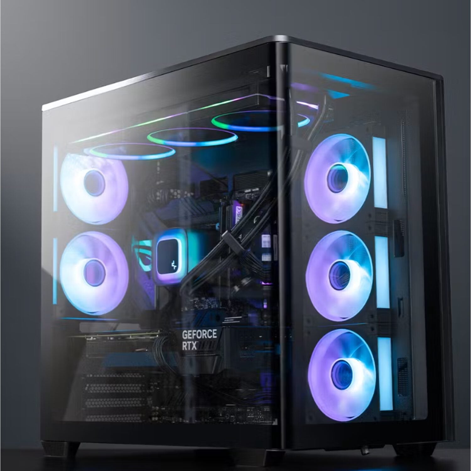 DeepCool CG590U 5F ATX ARGB Gaming Chassis - Black-8