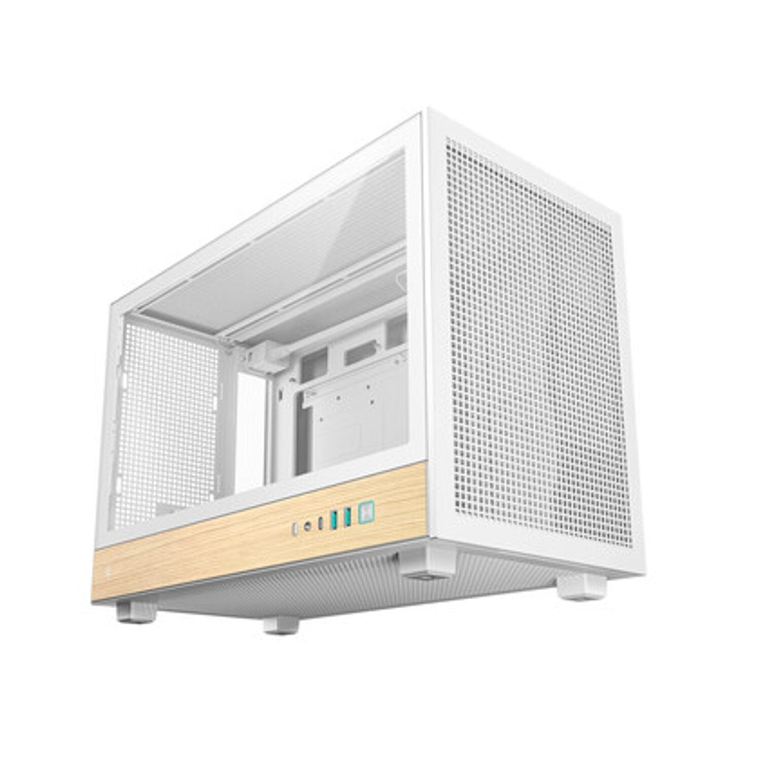 DeepCool CH260 Wood mATX Gaming Chassis White-4