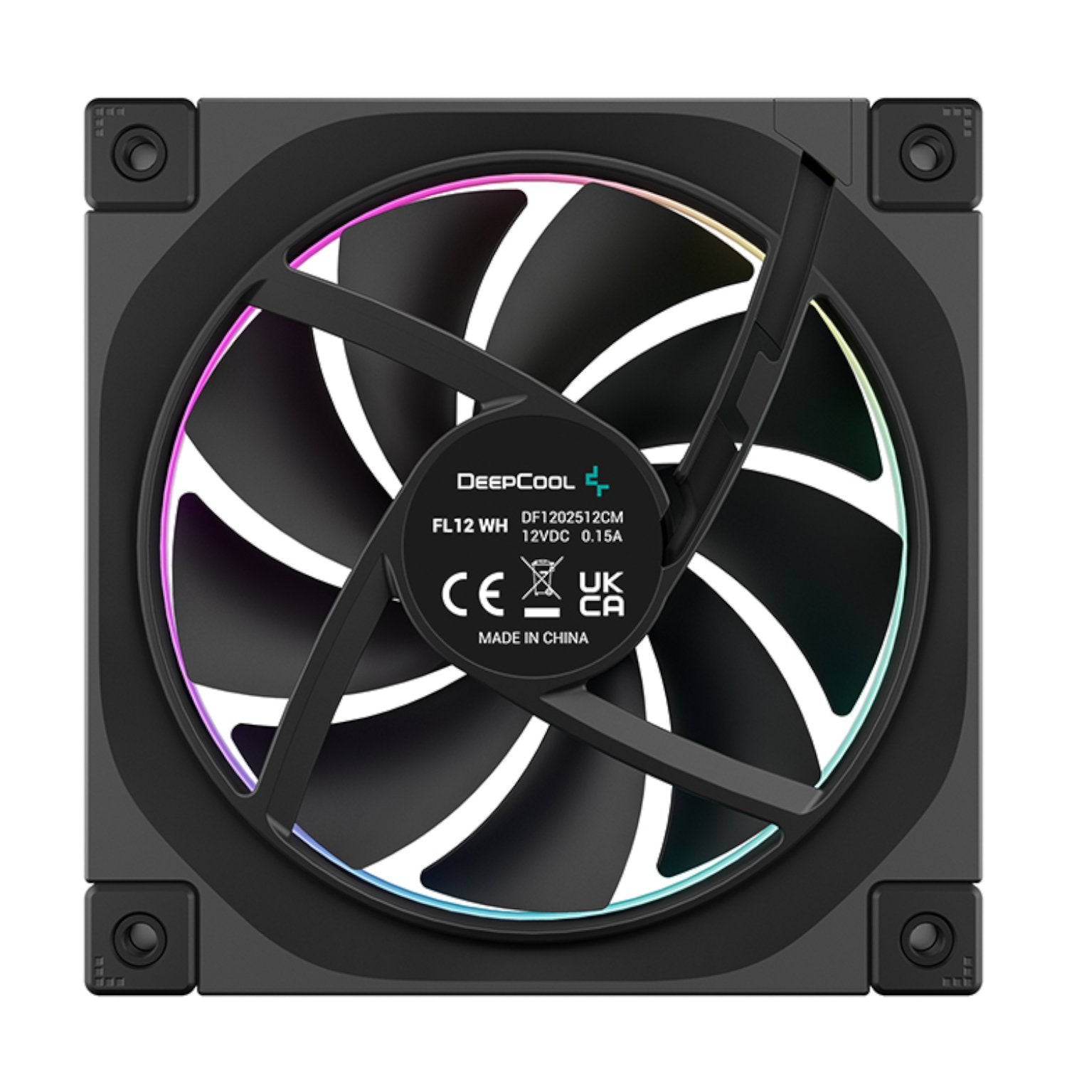 DeepCool FL12 3-in-1 ARGB 120mm Fan 3 Pack - Black-4
