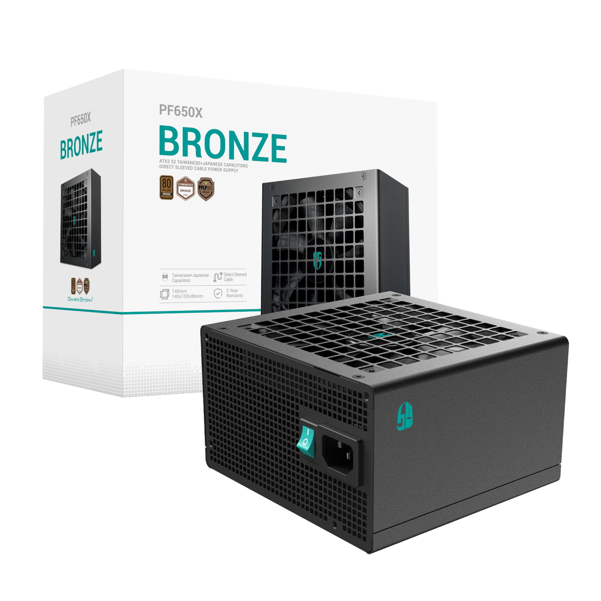 DeepCool PF650-X 650W 80 PLUS Bronze Non-Modular Power Supply-0