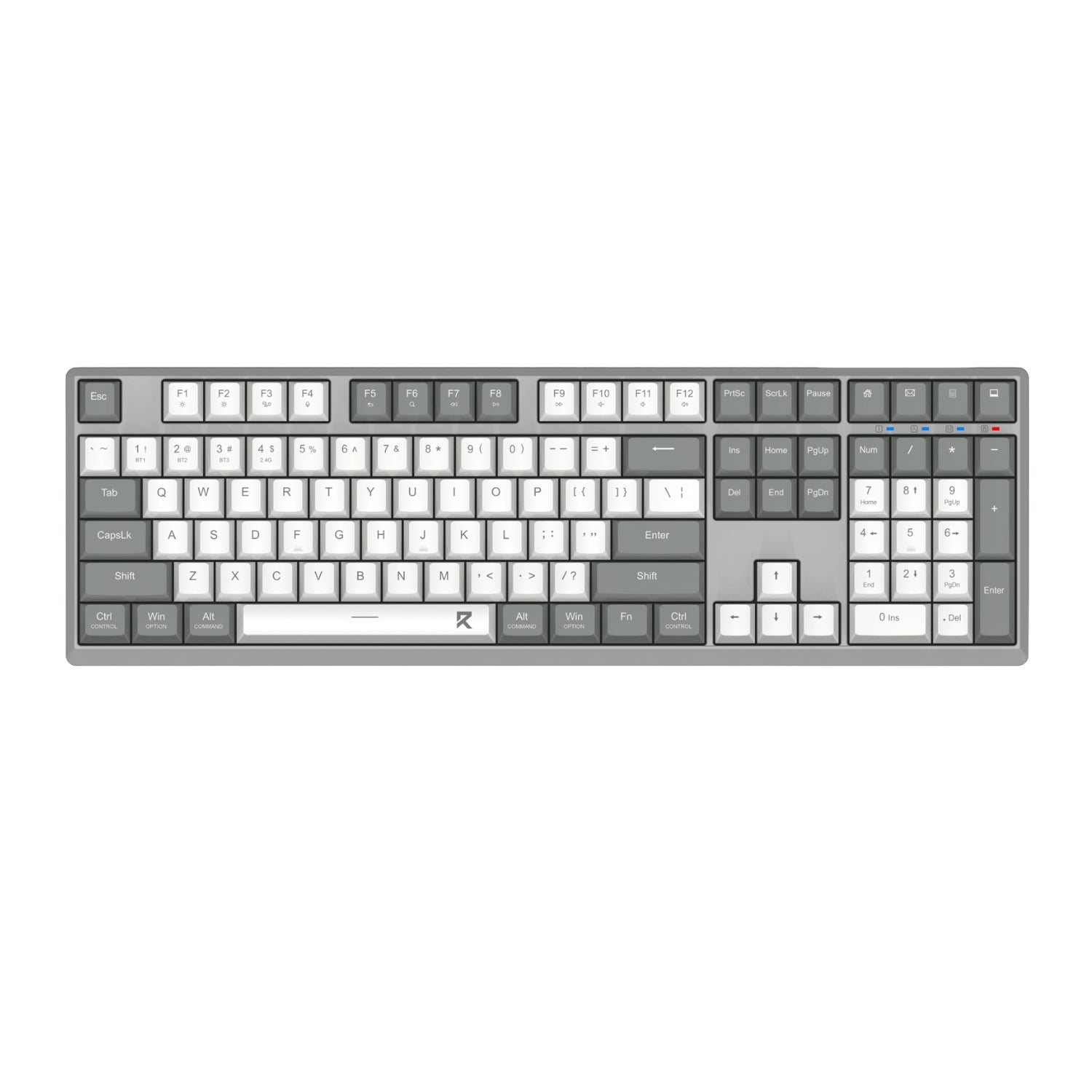 Redragon BK-7485 Wireless Office Keyboard - Grey-0