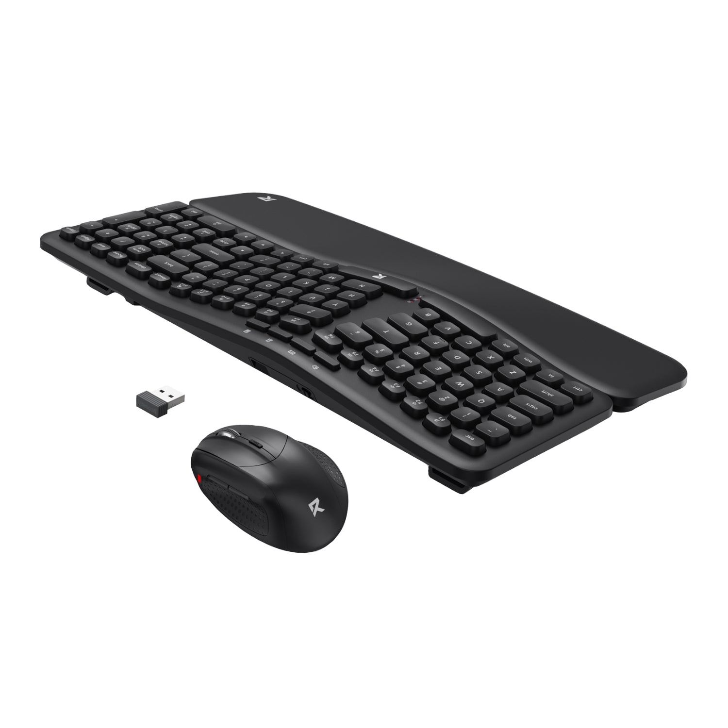 Redragon BS7161 2.4G Wireless Keyboard and Mouse Combo - Black-4