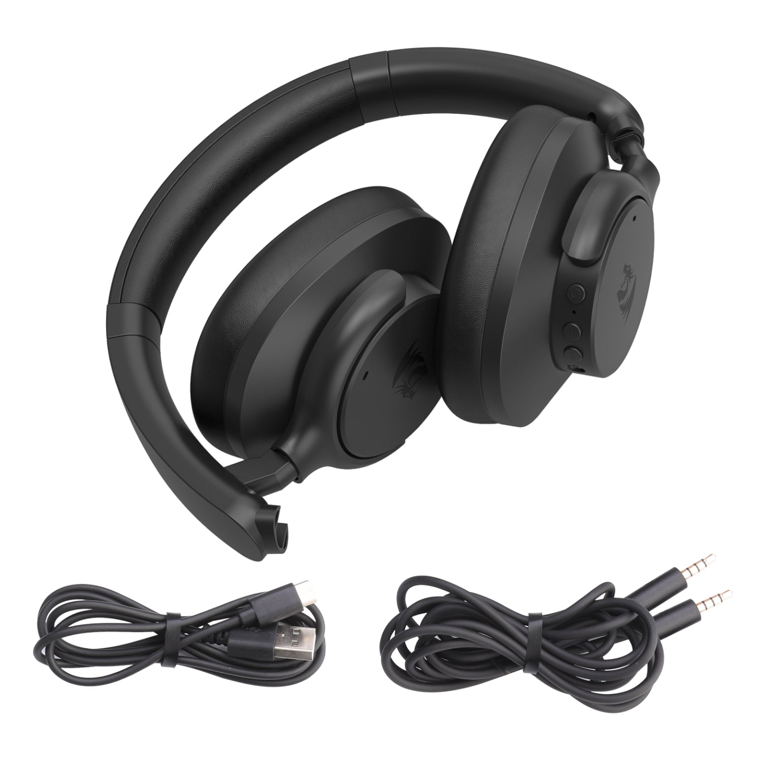 Redragon H610 VIBECORE ANC Bluetooth Wireless Over-ear Headphones - Black-6