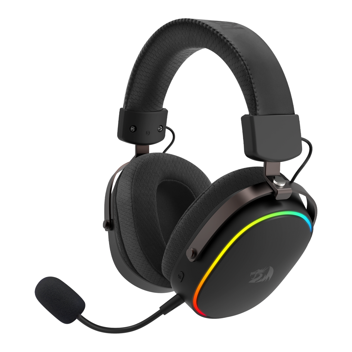 Redragon FURY WRS Over-Ear Wireless Gaming Headset - Black-0