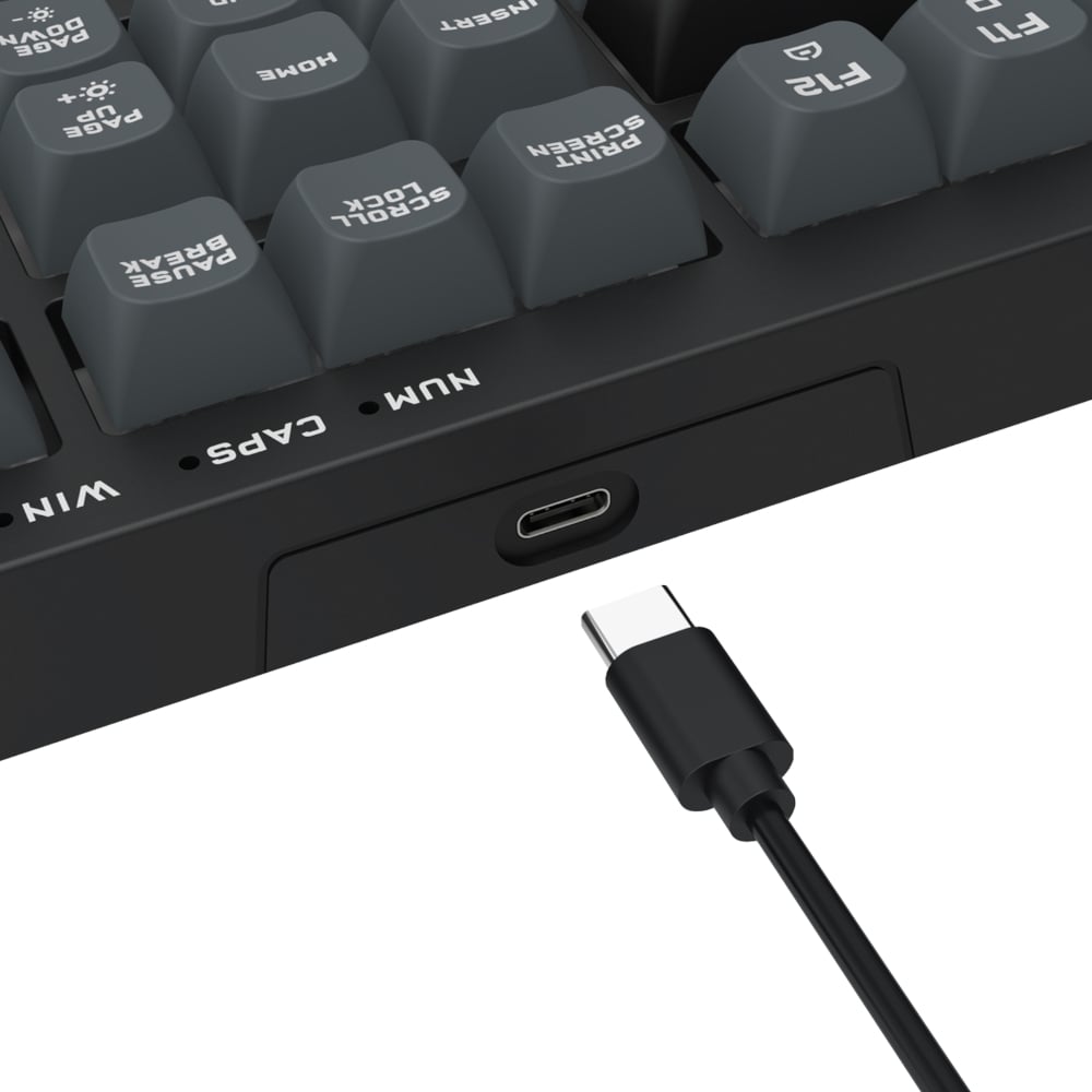 REDRAGON CRUX Membrane Gaming Keyboard - Black-5