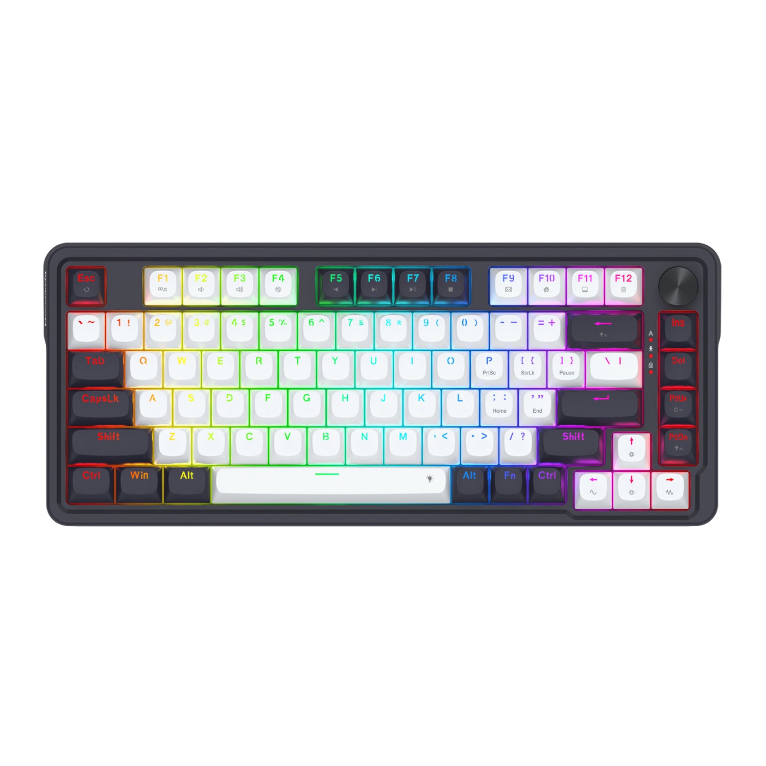 Redragon K673 UCAL 75% Magnetic Ultramag Switch Wired Keyboard - Black-1