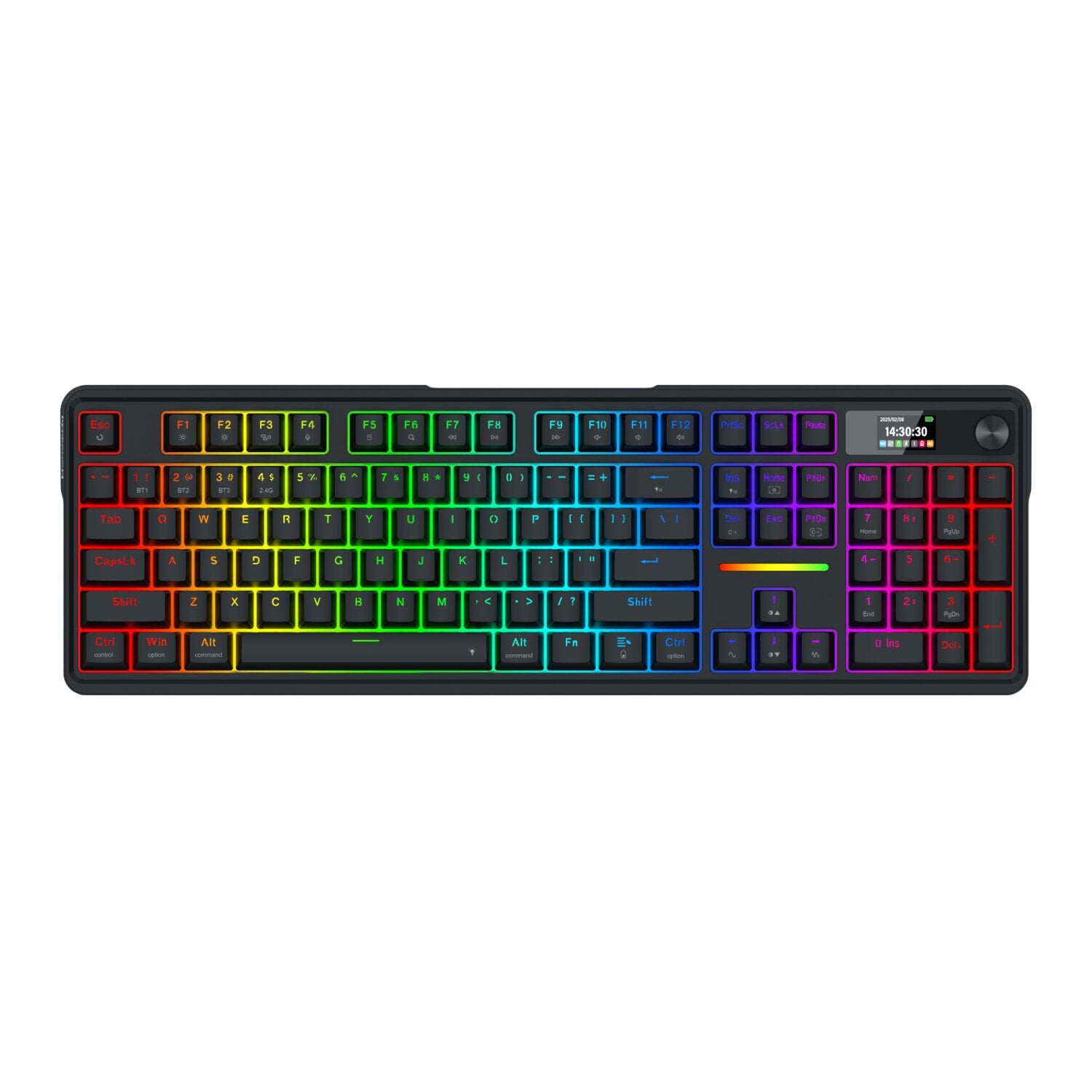 Redragon K762 TERRAFLARE PRO RGB Wireless Gasket Gaming Keyboard-0