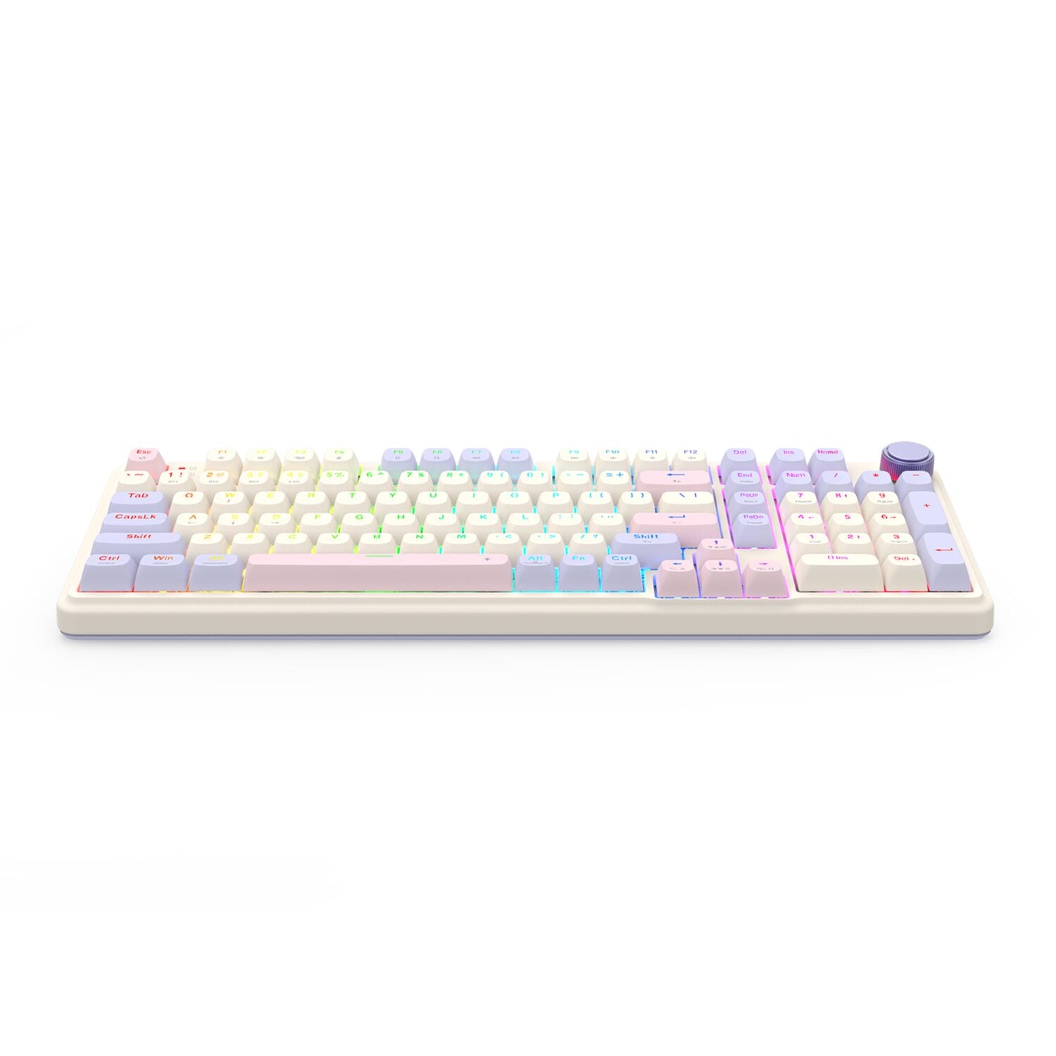 Redragon K768 EISA 100 RGB Wireless Gaming Keyboard - Lilac-2