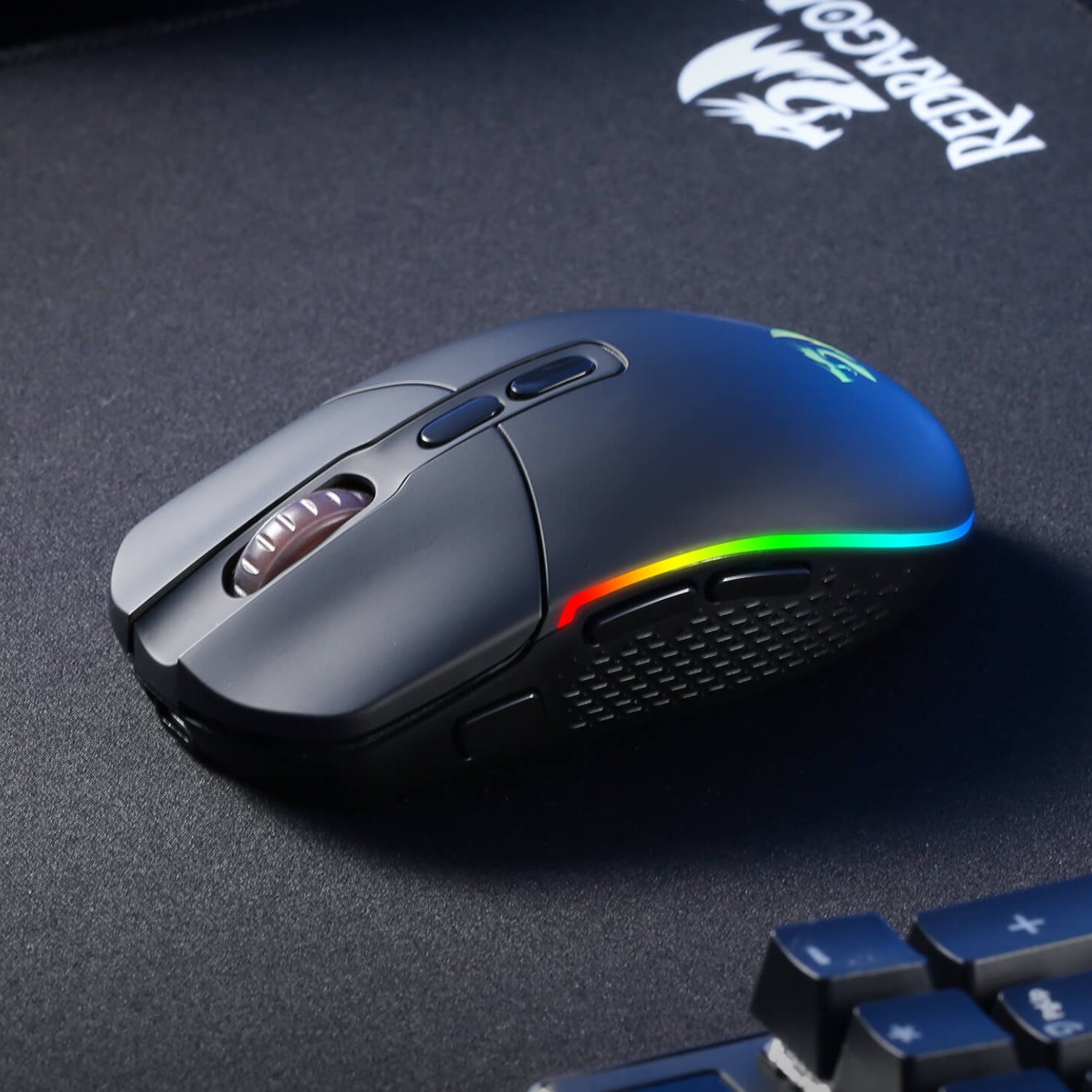 Redragon M719 Pro INVADER 10000DPI 2.4GHz Wireless Gaming Mouse - Black-4