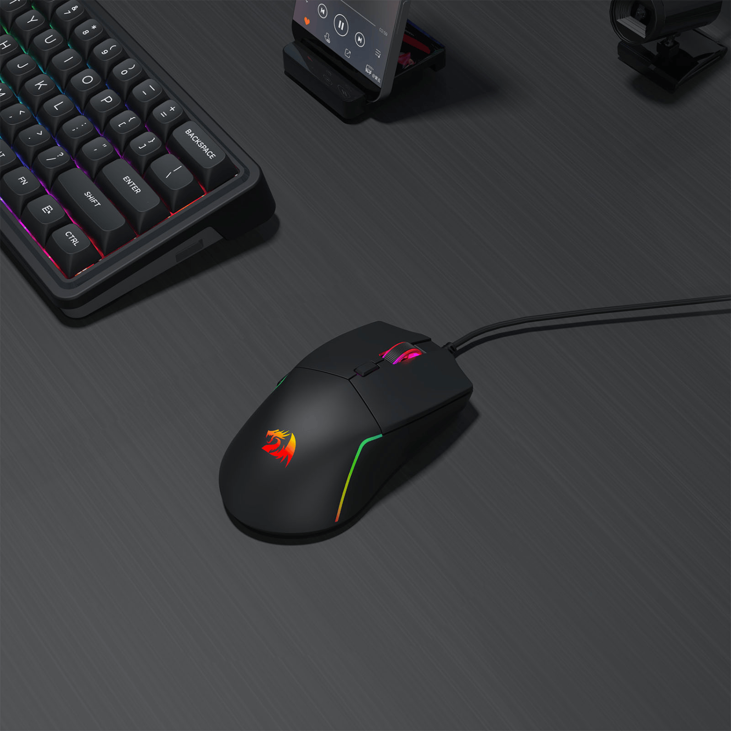 Redragon NAGA RGB 10000DPI Wired Gaming Mouse-3