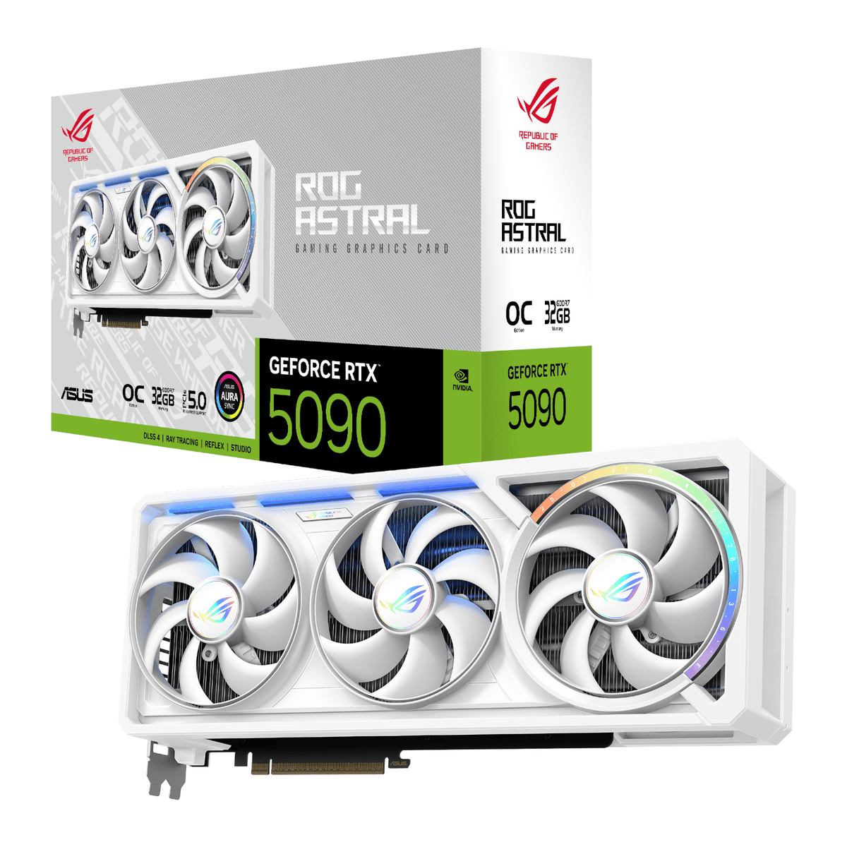 ASUS ROG Astral GeForce RTX™ 5090 32GB GDDR7 WHITE OC Edition Graphics Card-0