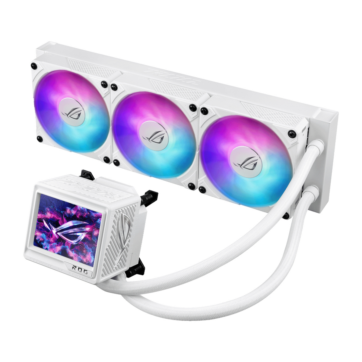 ASUS ROG RYUJIN III 360mm ARGB Extreme White Edition Liquid CPU Cooler-0