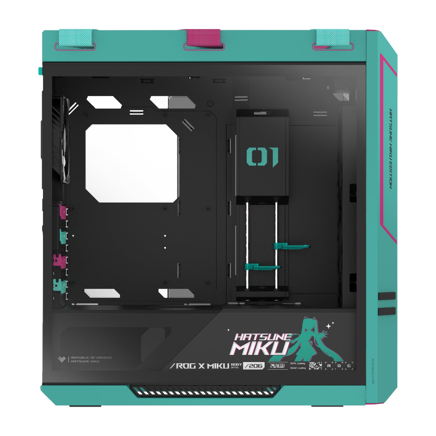 Asus ROG Strix Helios II E-ATX Gaming Chassis Hatsune Miku Edition-4