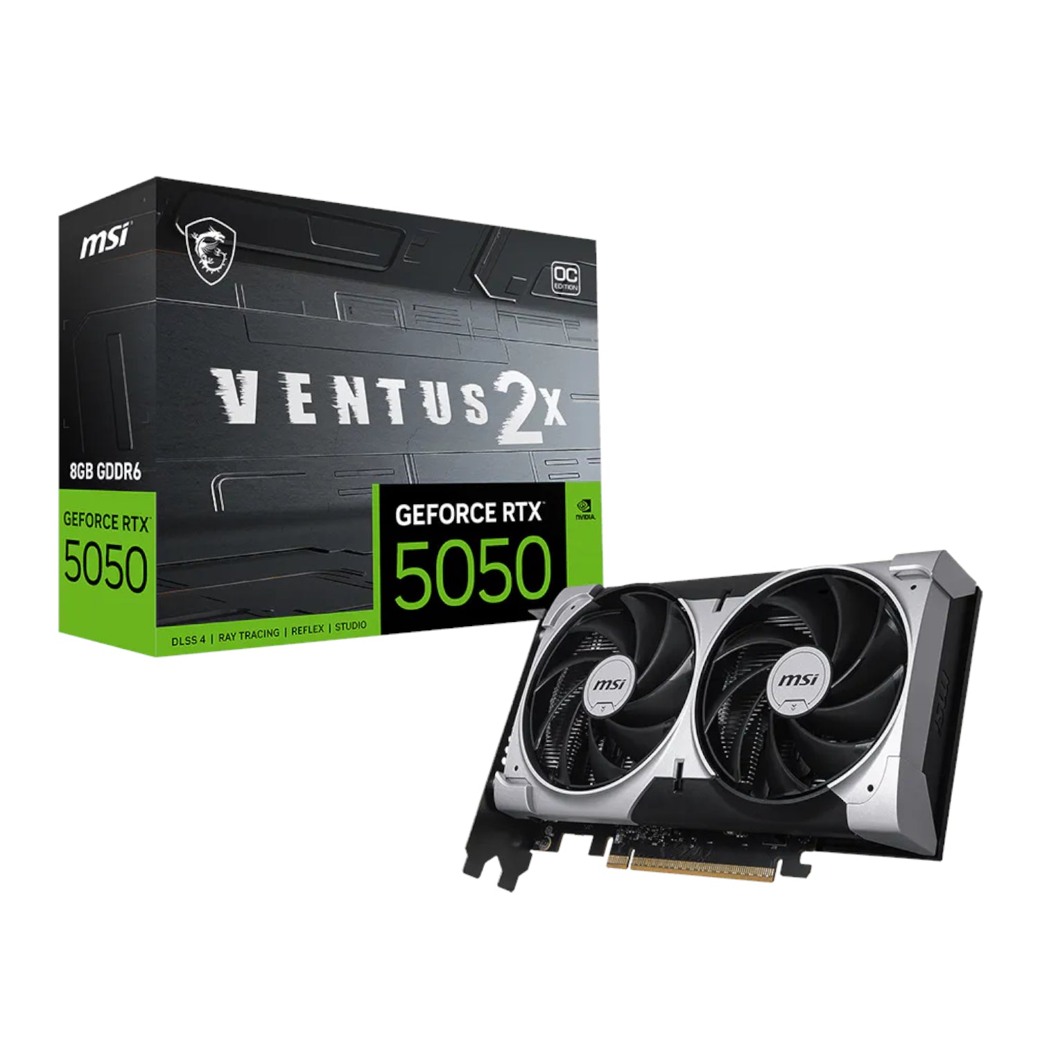 MSI GeForce RTX 5050 8G VENTUS 2X OC Graphics Card-0
