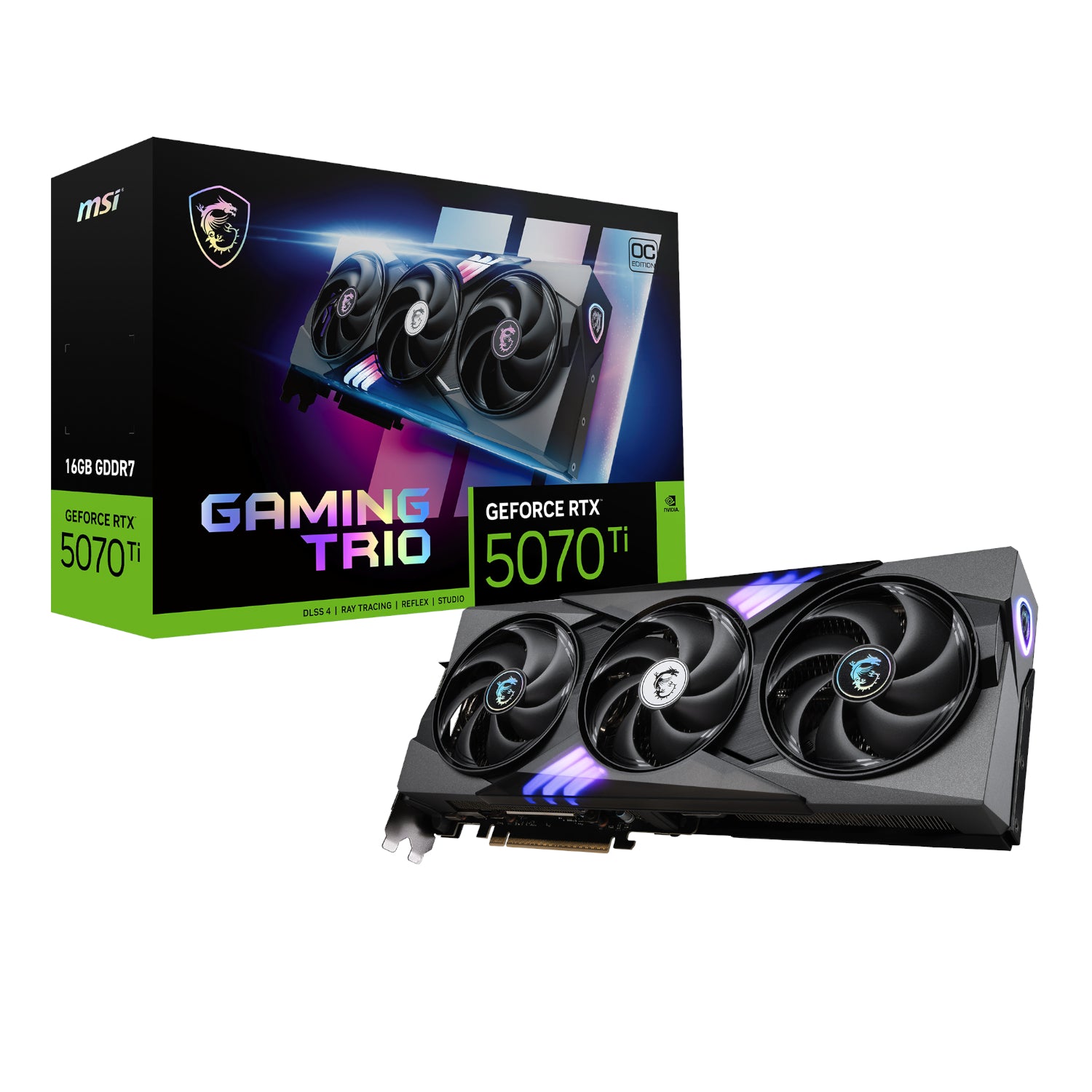 MSI GeForce RTX™ 5070 Ti 16G GAMING TRIO OC Graphics Card-0