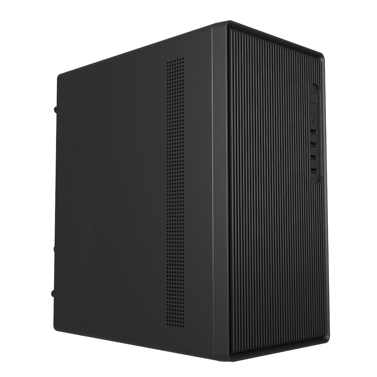 FSP S120 M-ATX Mid Tower Desktop Chassis - Black-0