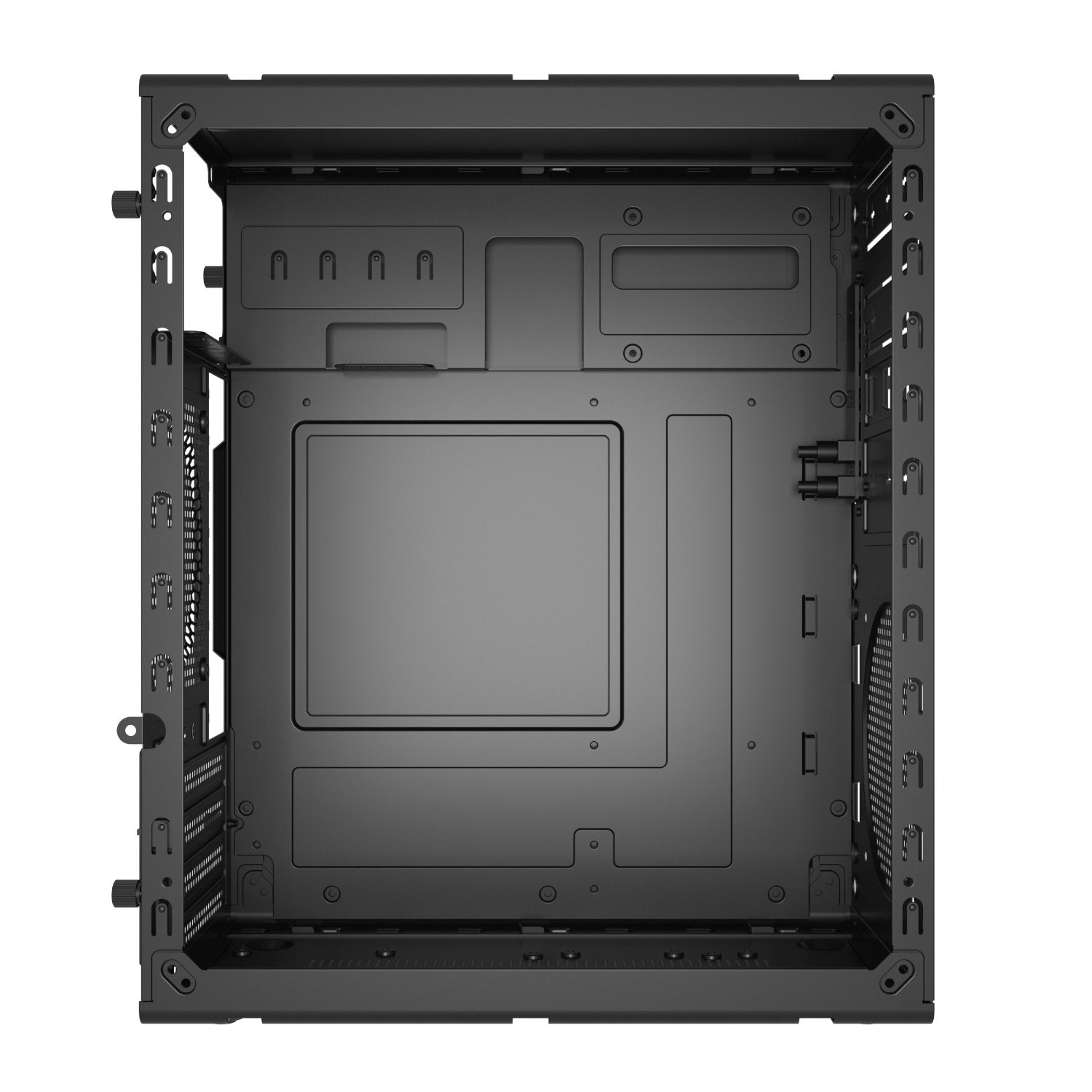 FSP S120 M-ATX Mid Tower Desktop Chassis - Black-4