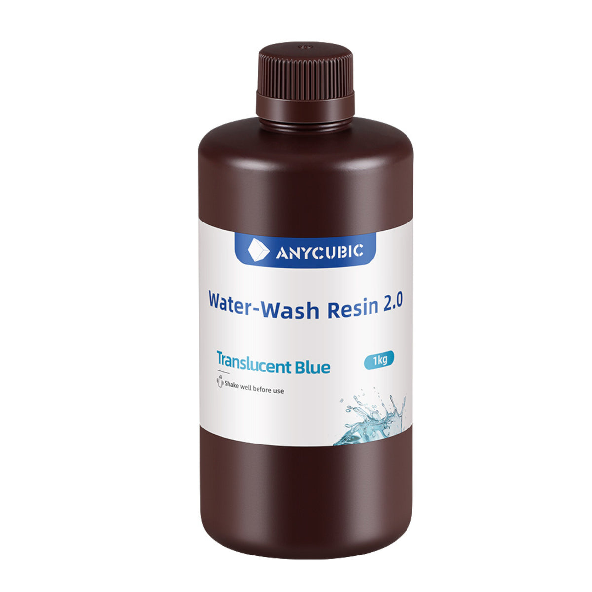 Anycubic Water Wash Resin 2.0 – Translucent Blue-1