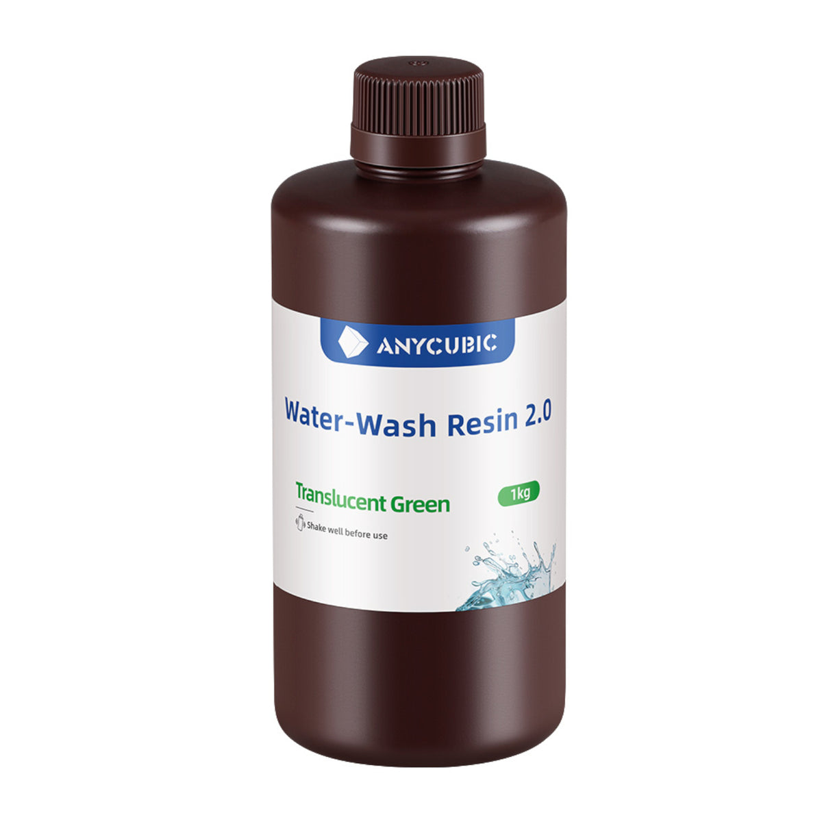 Anycubic Water Wash Resin 2.0 – Translucent Green-1