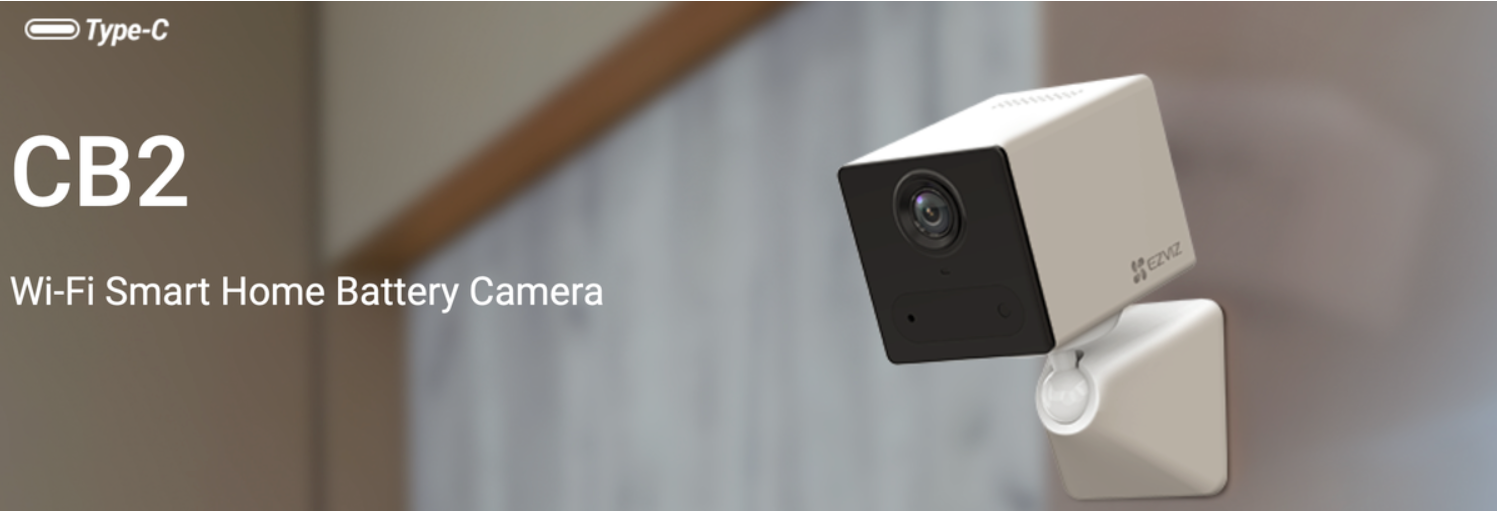 EZVIZ CB2 White Rechargeable Portable 1080p Smart Home WiFi Battery Camera