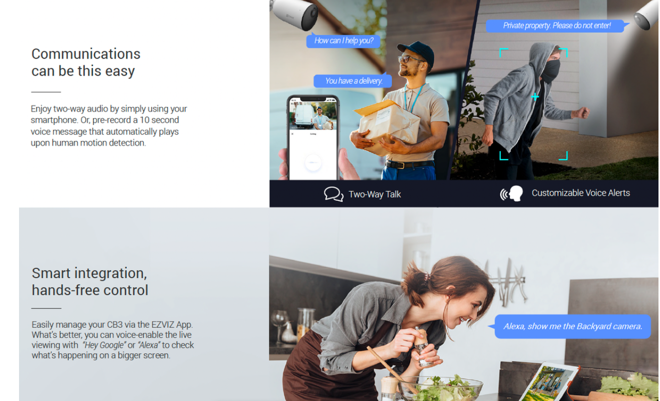 EZVIZ CB3 1080p WiFi Battery Security Camera (UNBOXED DEAL)