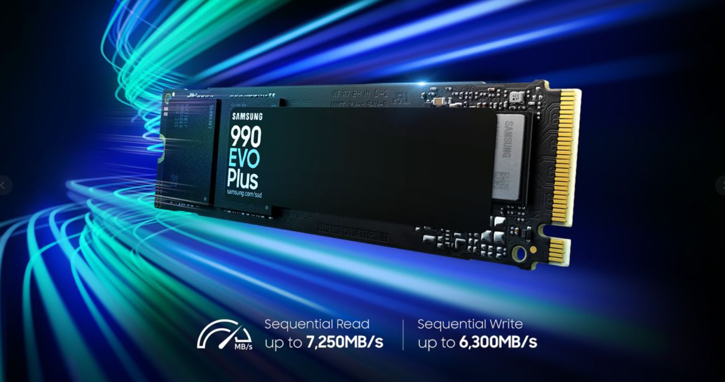 SAMSUNG MZ-V9S1T0BW 990 EVO Plus 1TB NVMe SSD (UNBOXED DEAL)