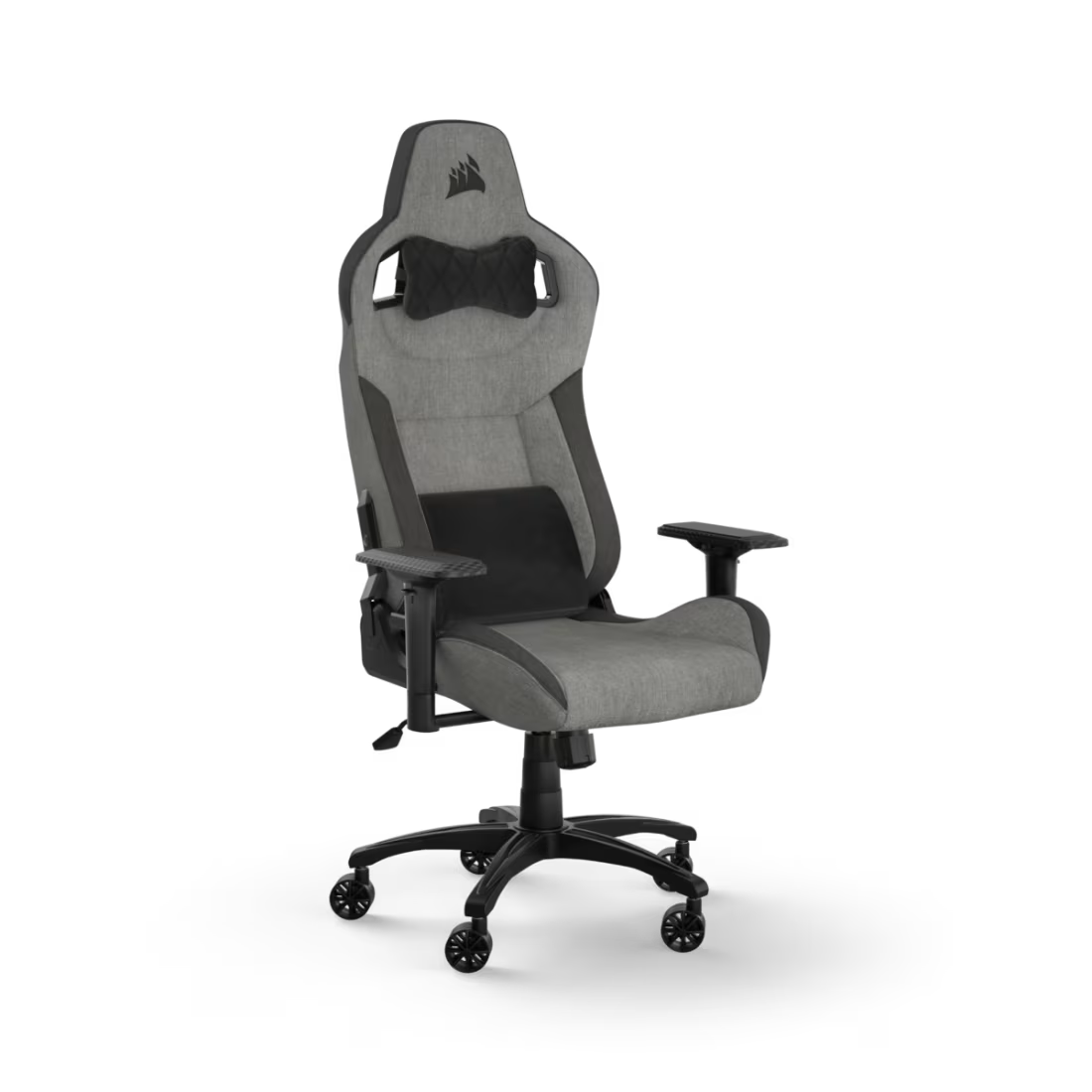 CORSAIR T3 RUSH (2023); Fabric Gaming Chair; Gray/Charcoal