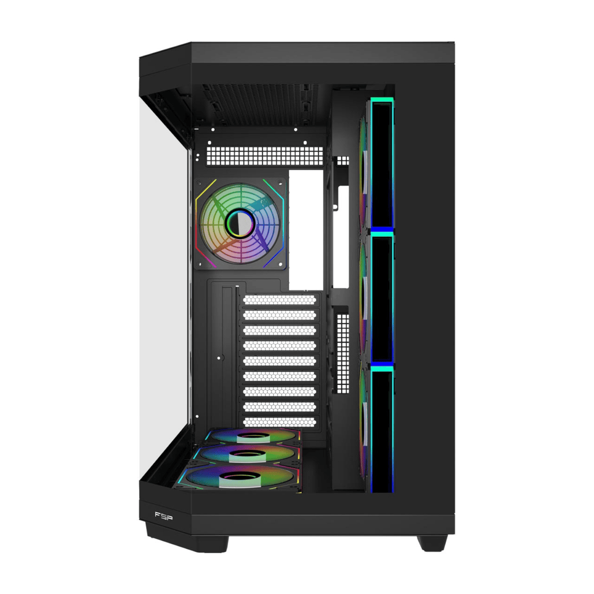 FSP U580 ATX Ultra Tower Gaming Chassis - White-2
