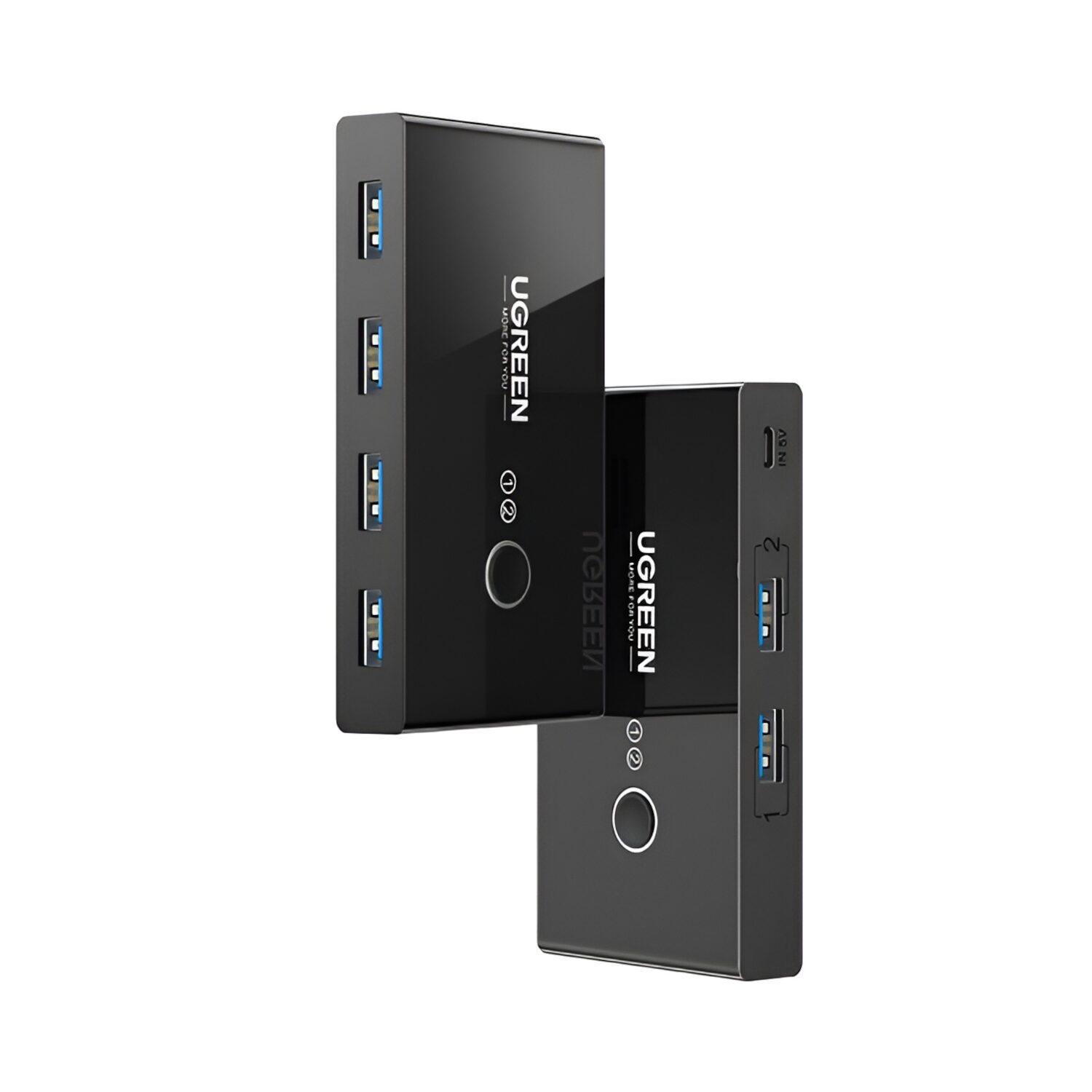 UGREEN USB 2.0 4-Port Switch Box, with 1.5m USB Cables-0
