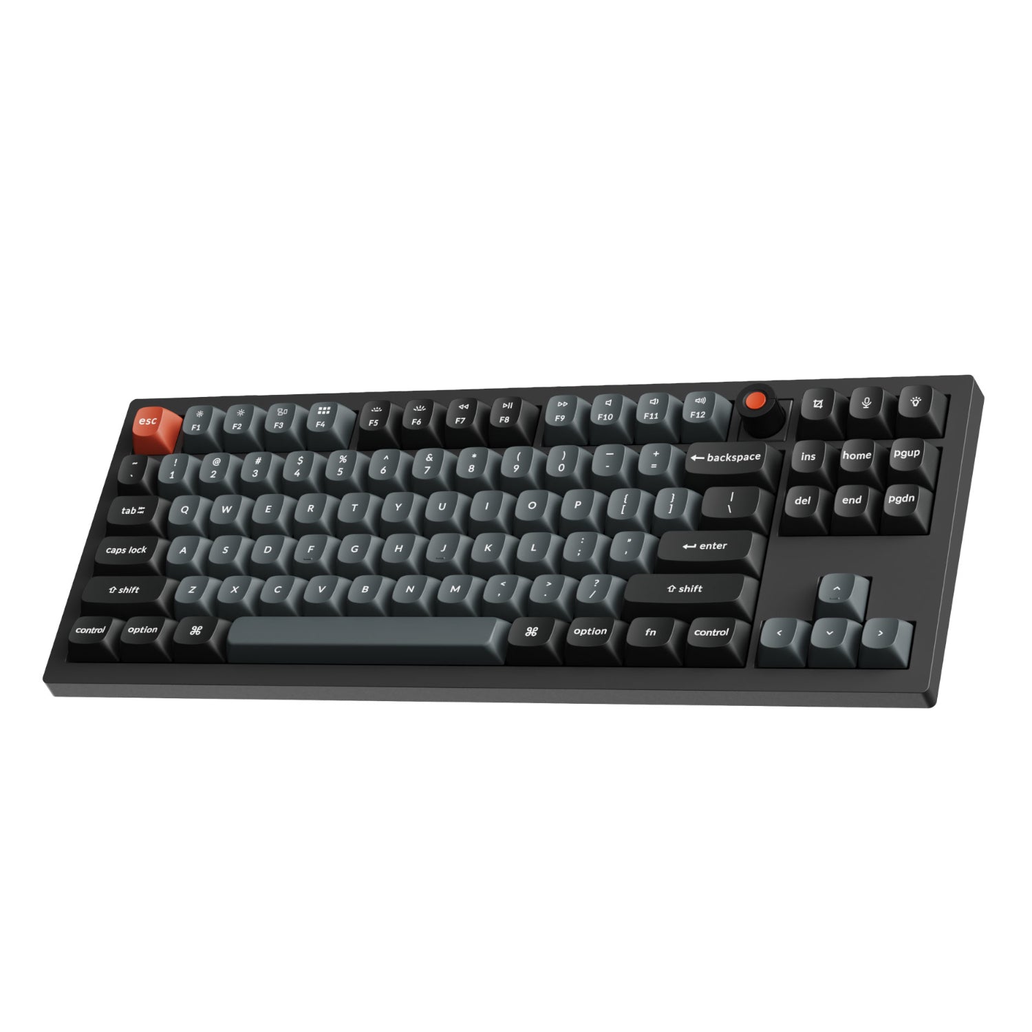 Keychron V3 Ultra 80% 8K Red Switch Hot-Swap RGB Wireless Keyboard - Black-3
